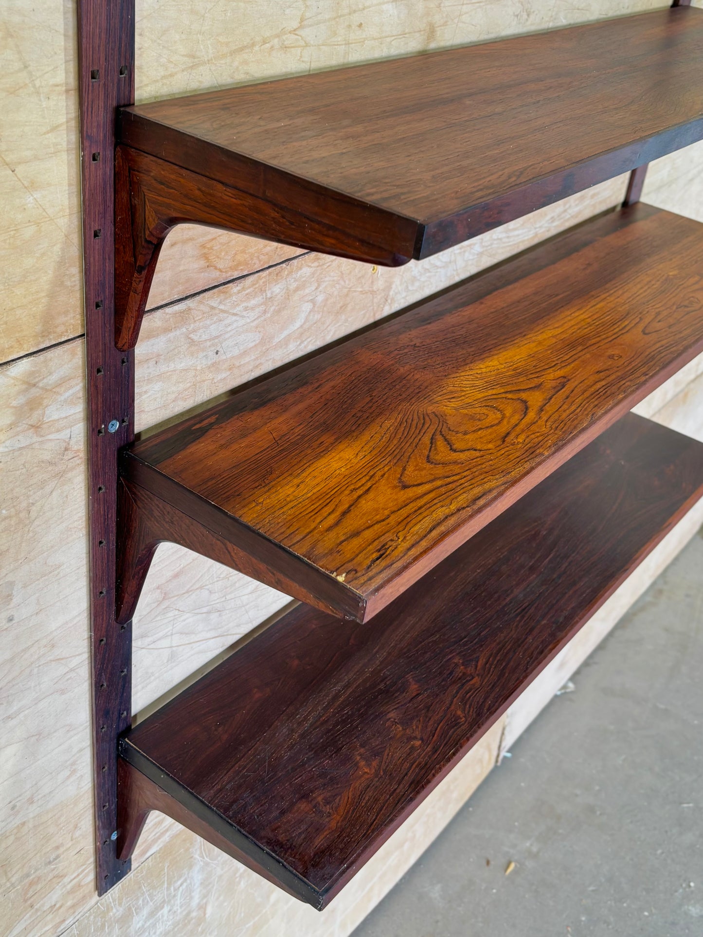 Rosewood Modular Shelving System by Johnny Sorennsen & Rud Thygessen for Hansen & Guldborg