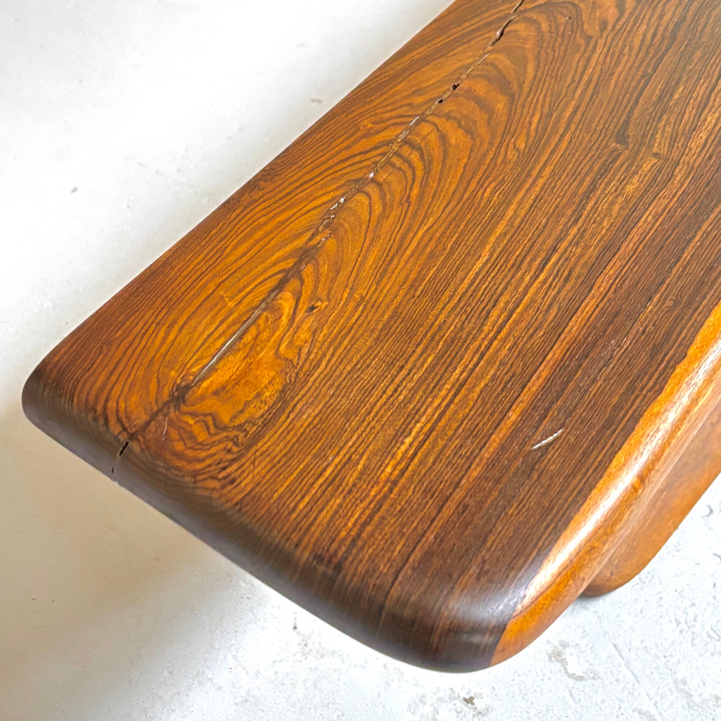 Vintage Studio Craft Ironwood Live Edge Bench