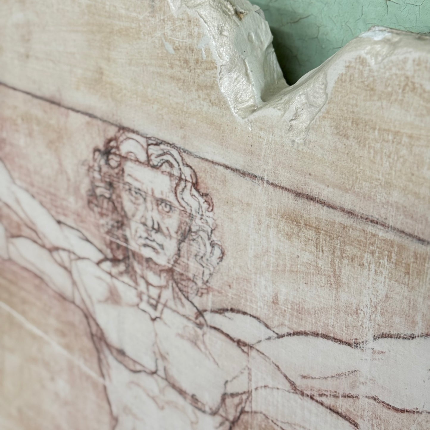 ‘Vitruvian Man’ Fresco by Gene Garcia