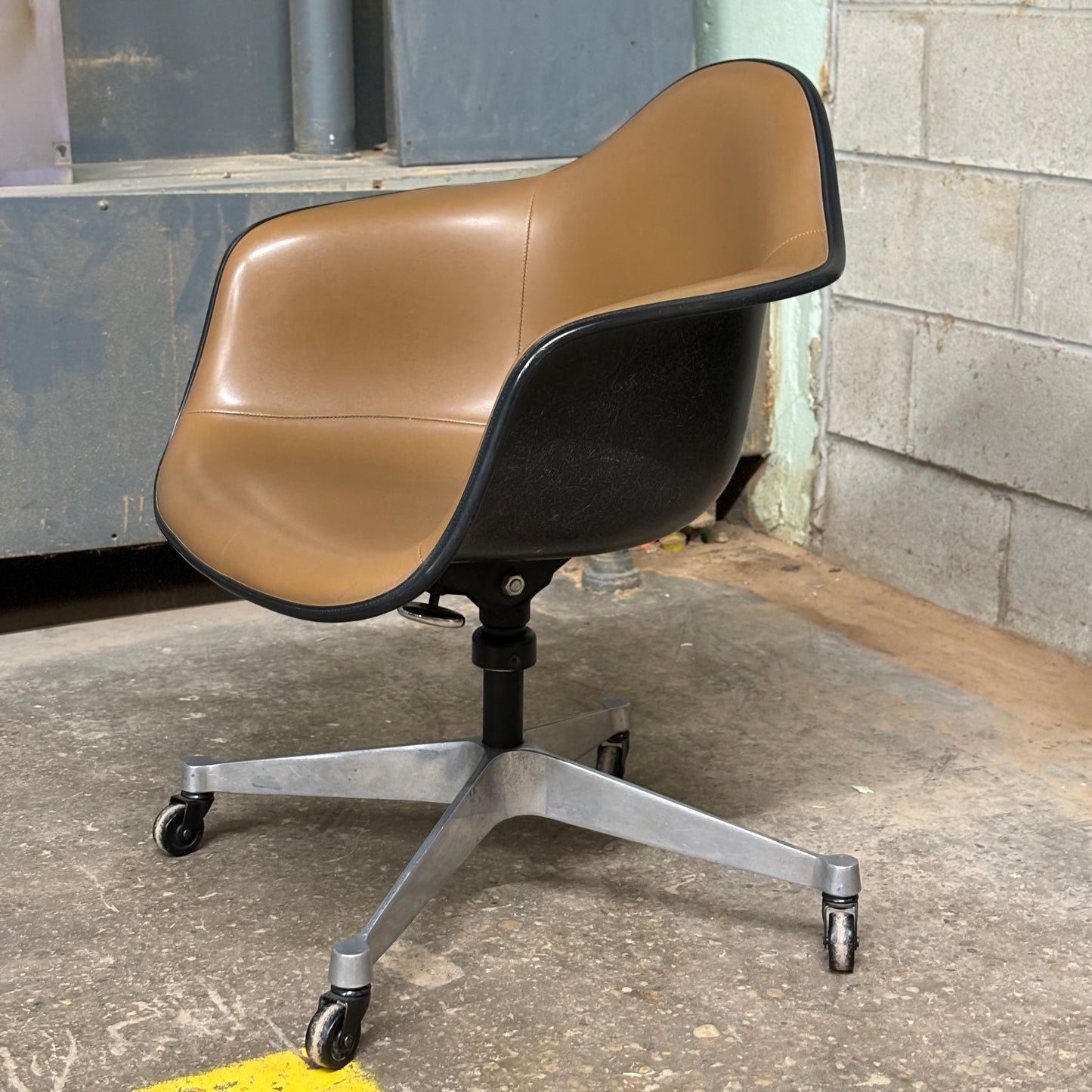 Vintage Eames for Herman Miller Upholstered Shell Armchair