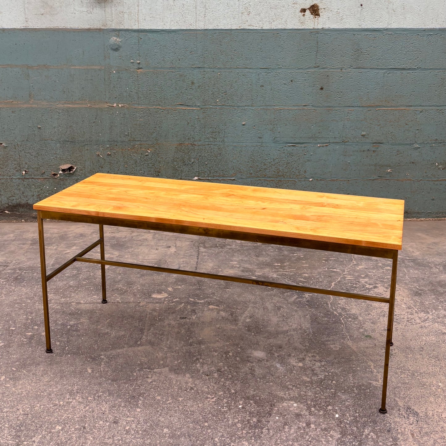 Brass Console Table by Paul McCobb for Directional