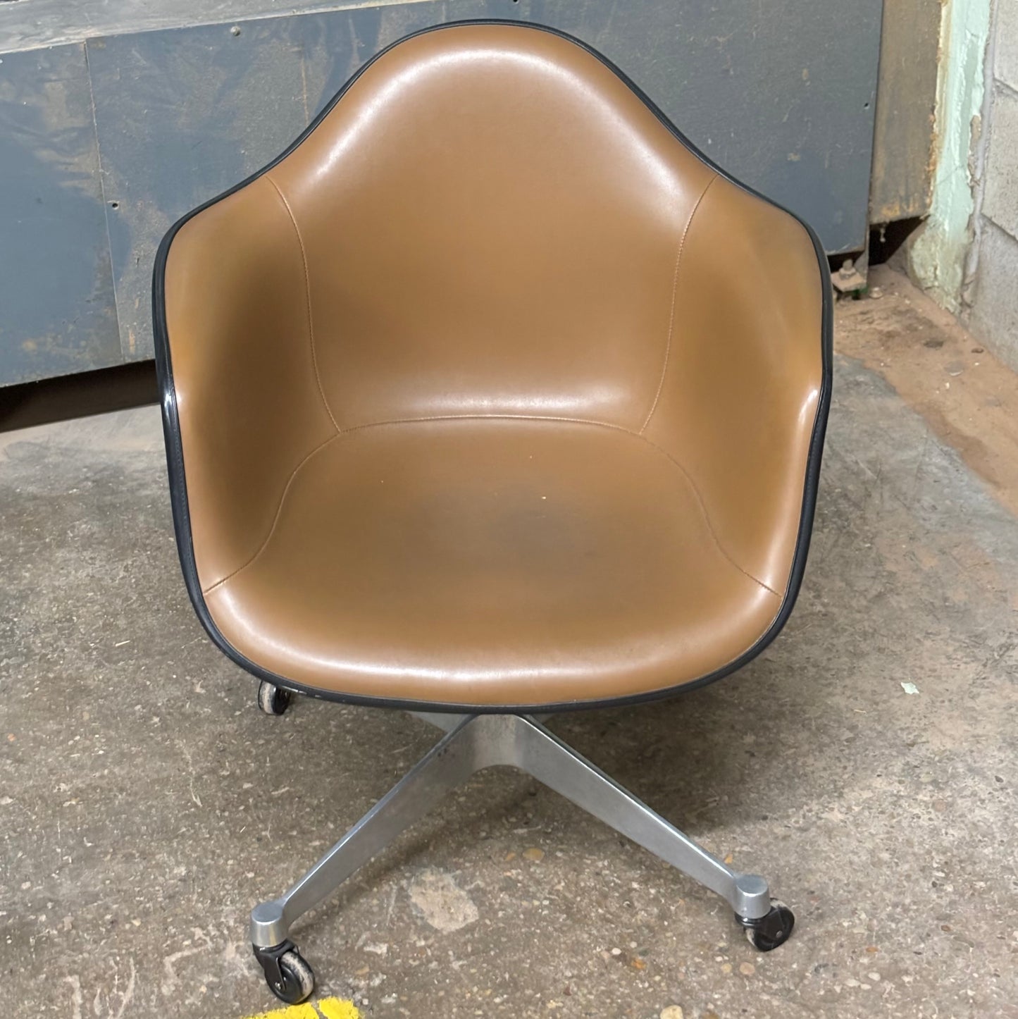 Vintage Eames for Herman Miller Upholstered Shell Armchair