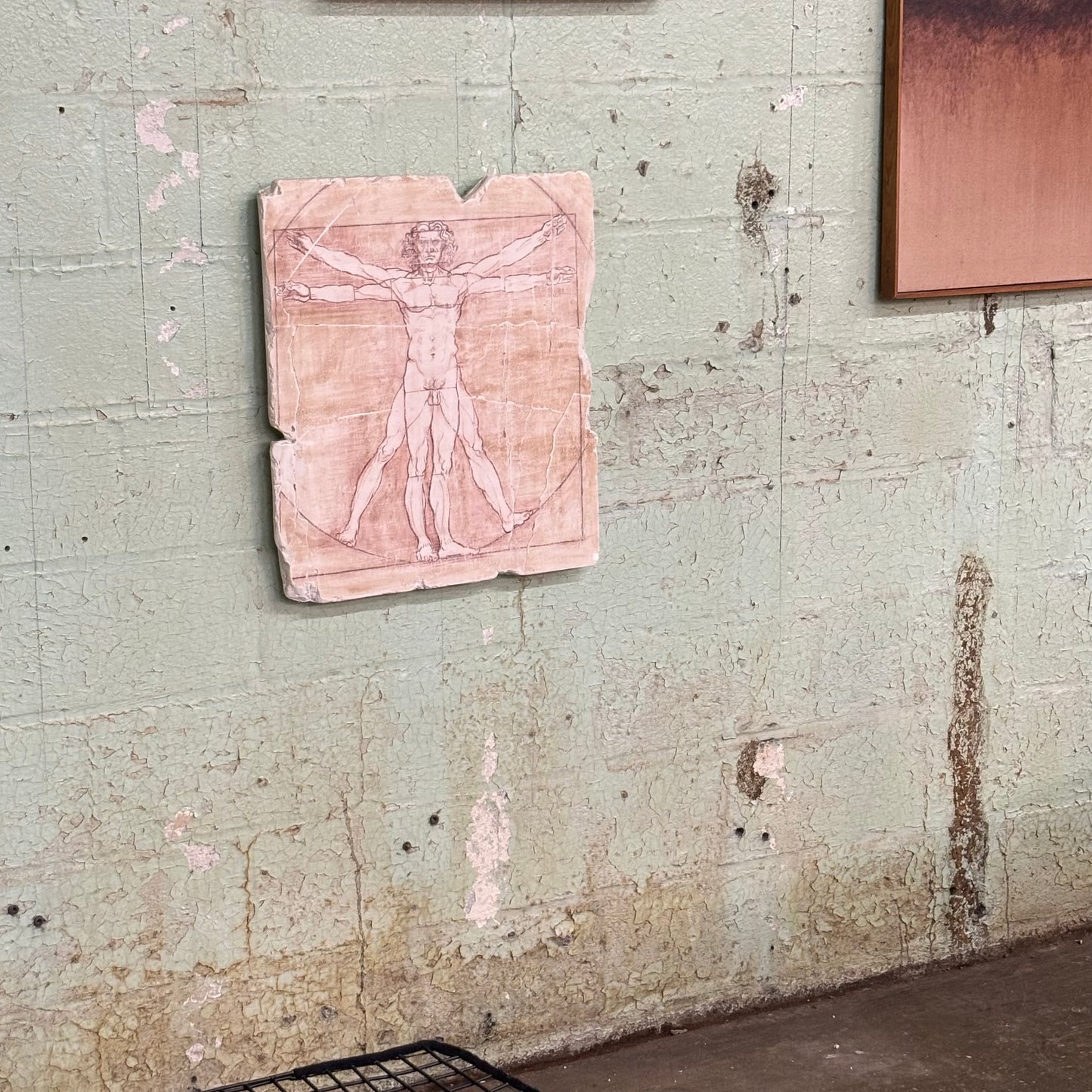 ‘Vitruvian Man’ Fresco by Gene Garcia