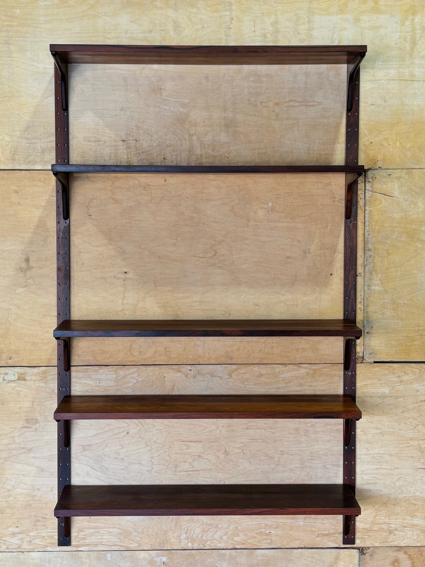 Rosewood Modular Shelving System by Johnny Sorennsen & Rud Thygessen for Hansen & Guldborg