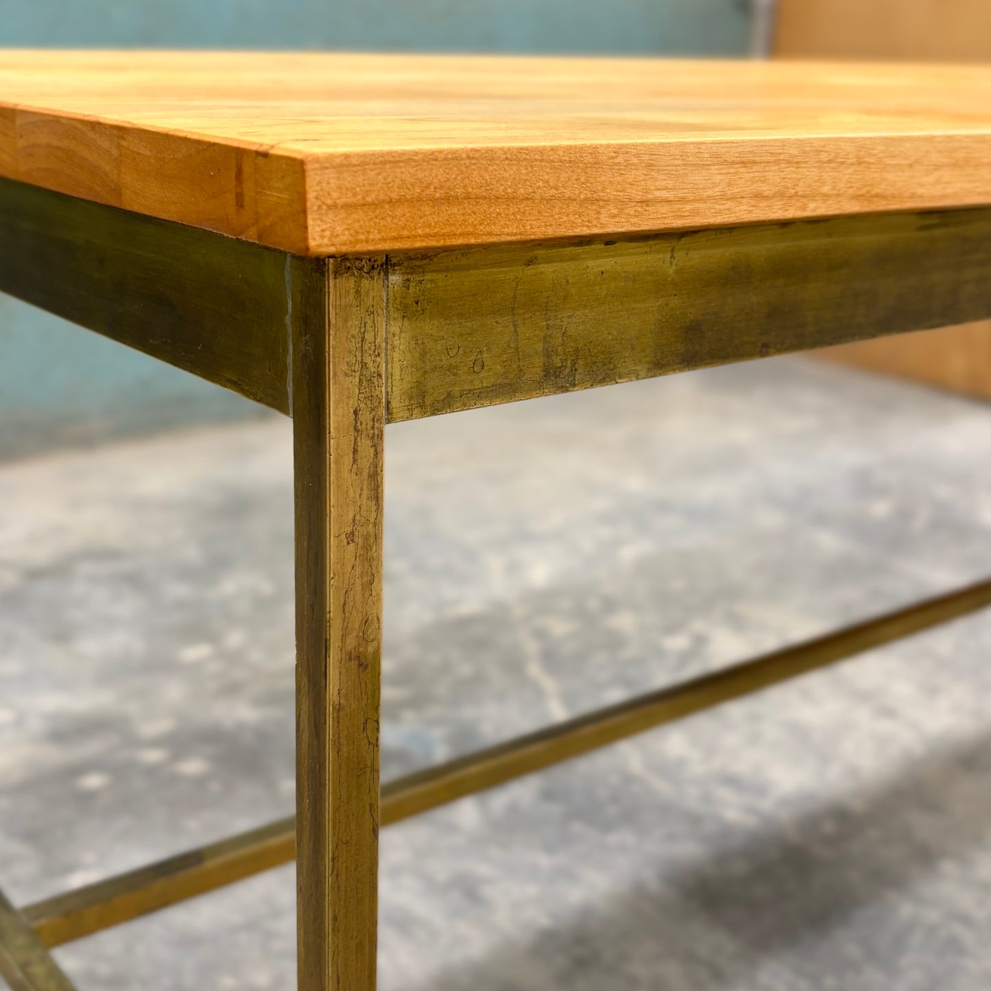 Brass Console Table by Paul McCobb for Directional