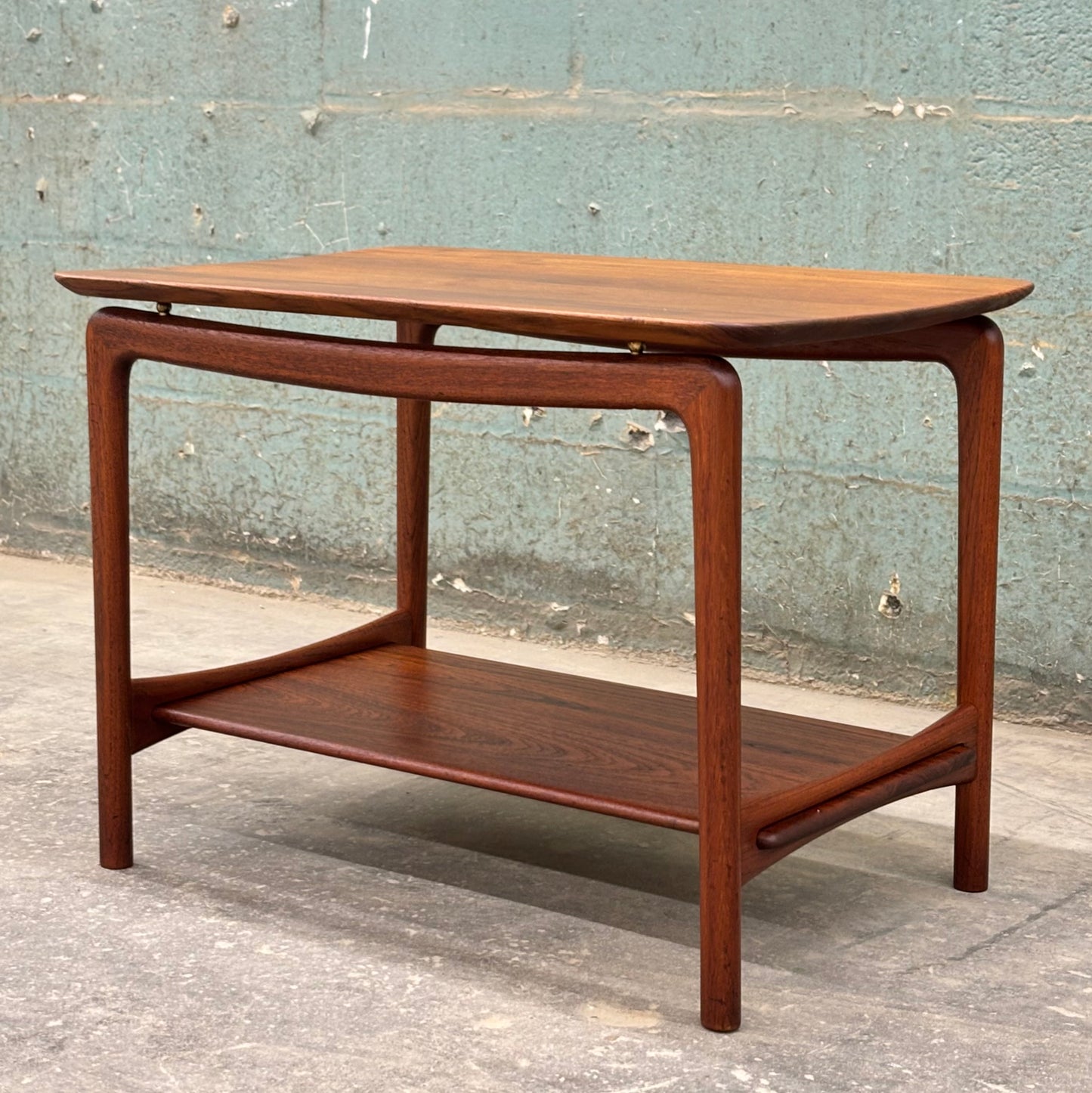 Danish Modern Teak Side Table by Peter Hvidt & Orla Molgaard Nielsen for France & Daverkosen