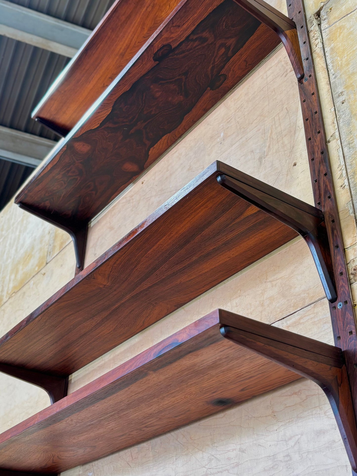 Rosewood Modular Shelving System by Johnny Sorennsen & Rud Thygessen for Hansen & Guldborg