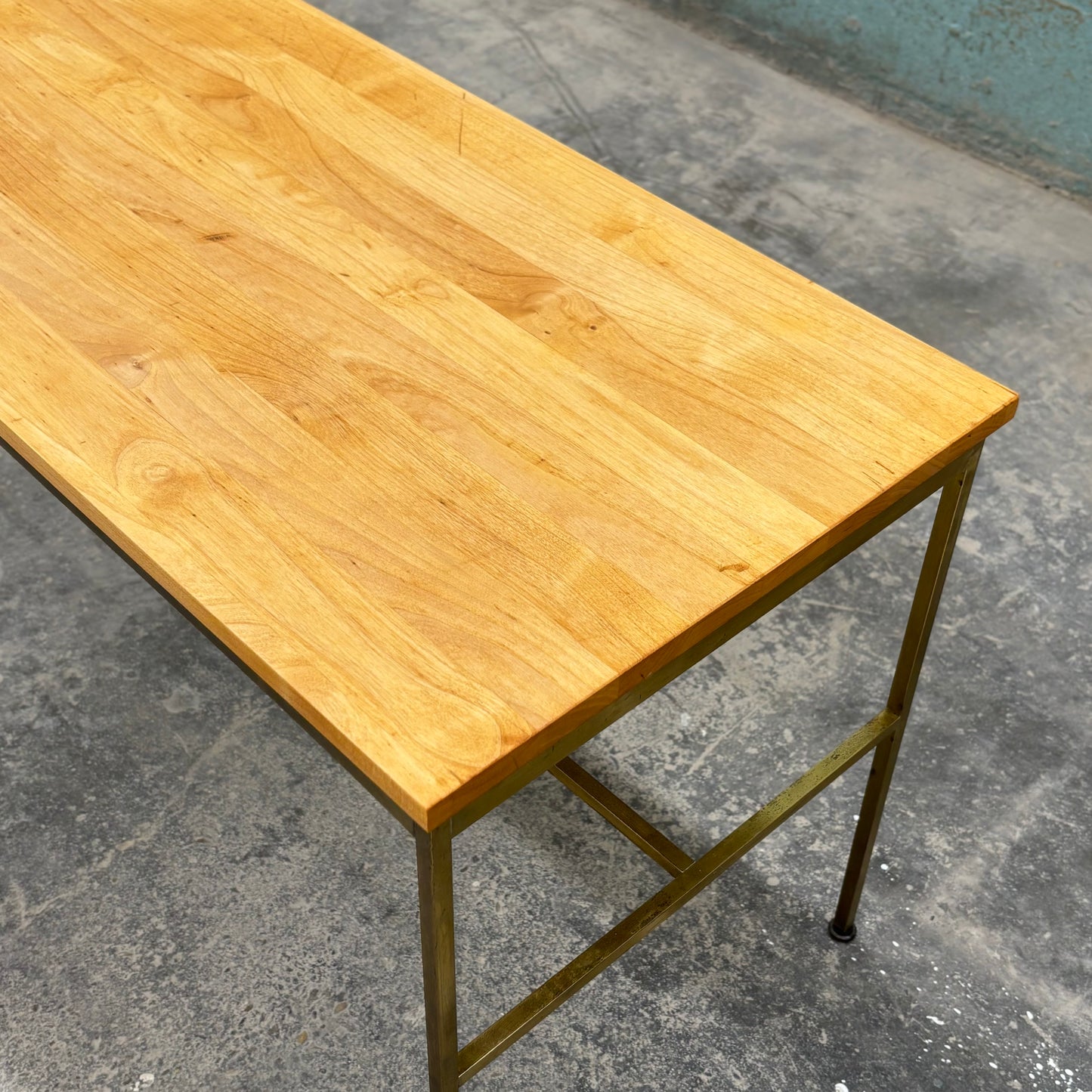 Brass Console Table by Paul McCobb for Directional