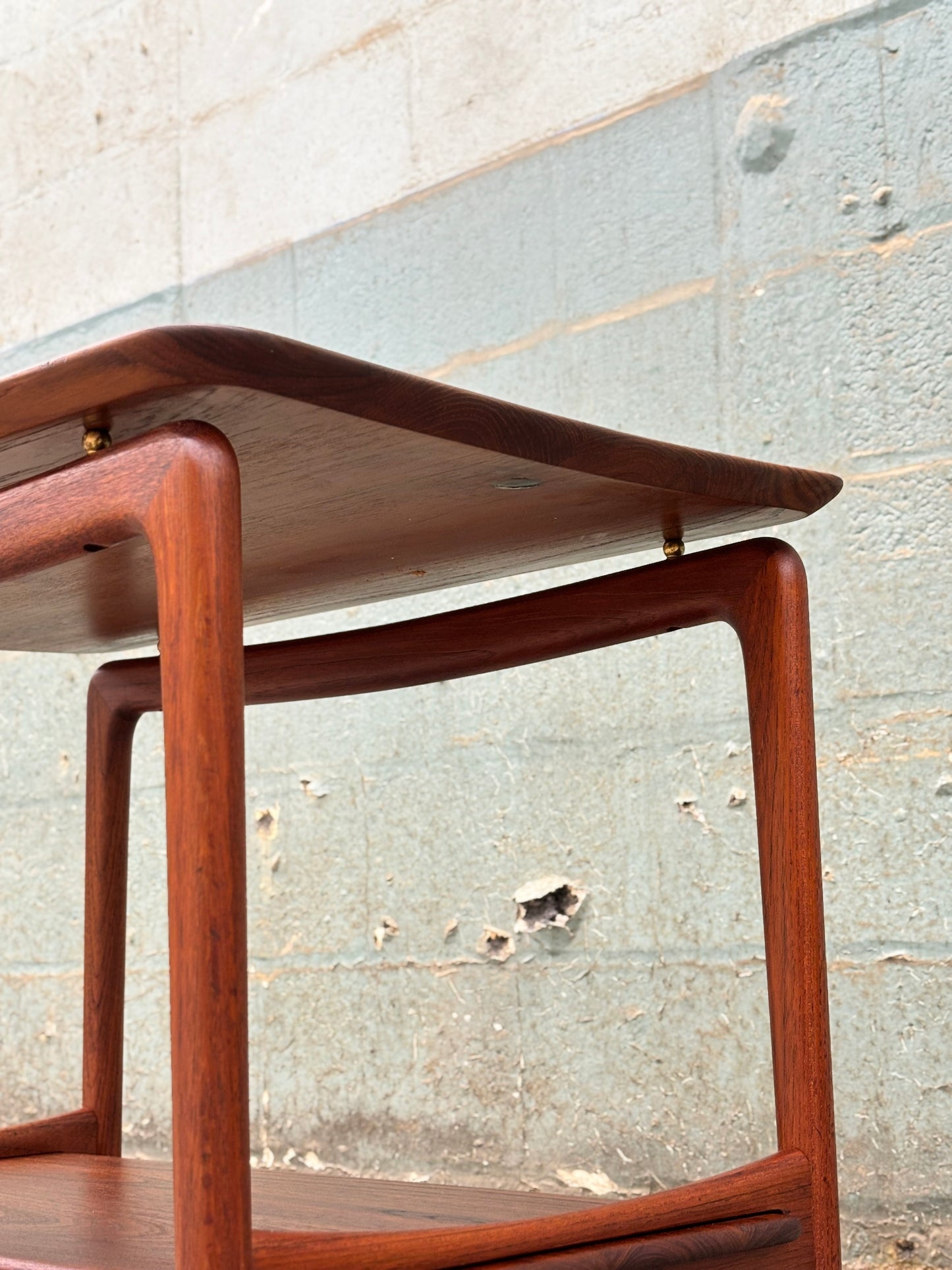 Danish Modern Teak Side Table by Peter Hvidt & Orla Molgaard Nielsen for France & Daverkosen