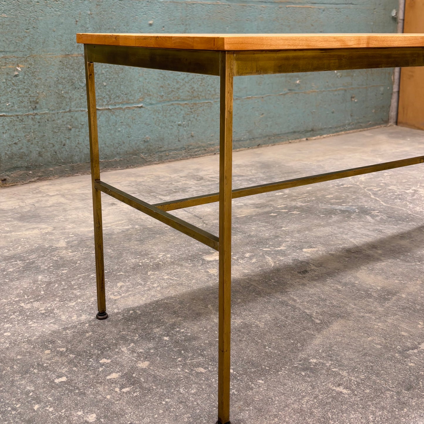 Brass Console Table by Paul McCobb for Directional