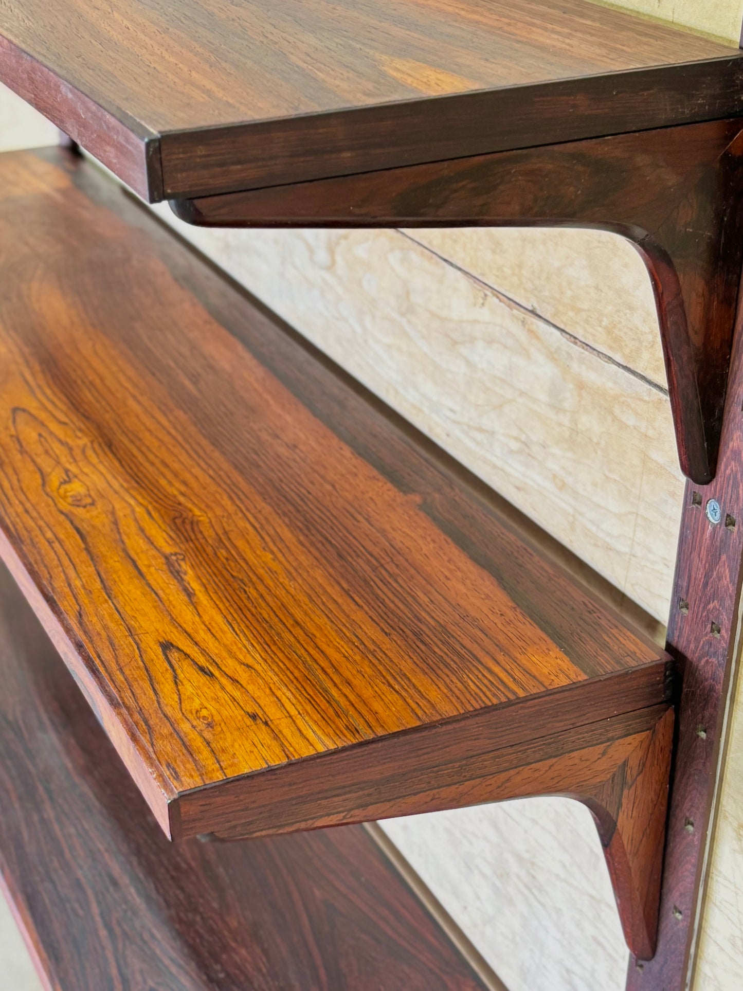 Rosewood Modular Shelving System by Johnny Sorennsen & Rud Thygessen for Hansen & Guldborg