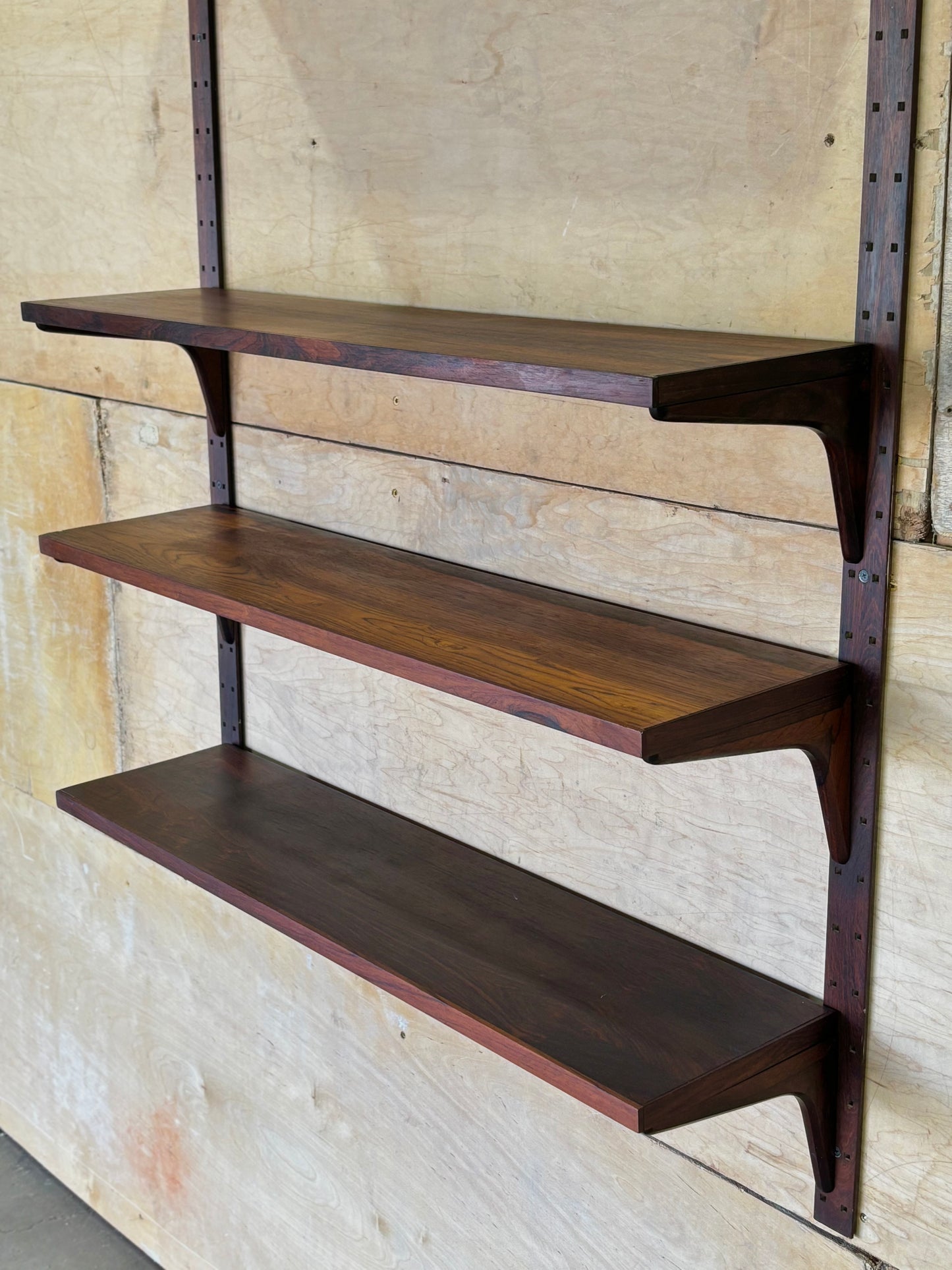 Rosewood Modular Shelving System by Johnny Sorennsen & Rud Thygessen for Hansen & Guldborg