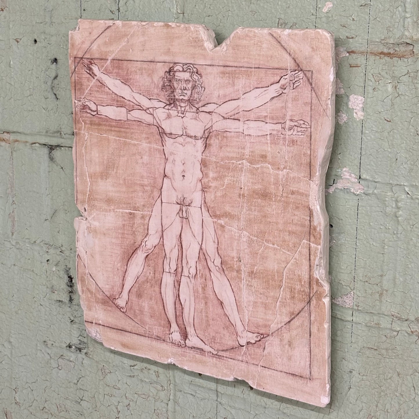 ‘Vitruvian Man’ Fresco by Gene Garcia