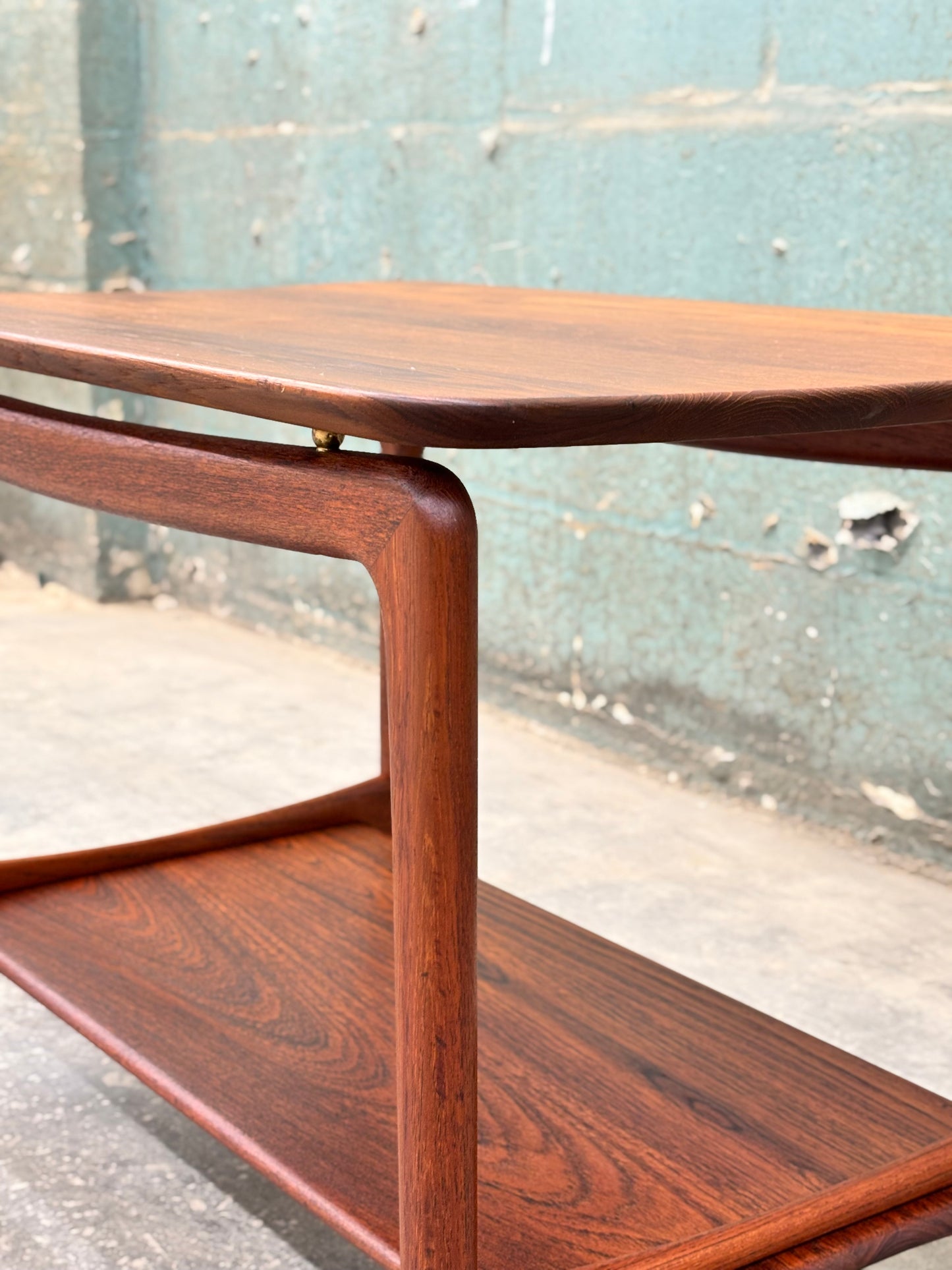 Danish Modern Teak Side Table by Peter Hvidt & Orla Molgaard Nielsen for France & Daverkosen