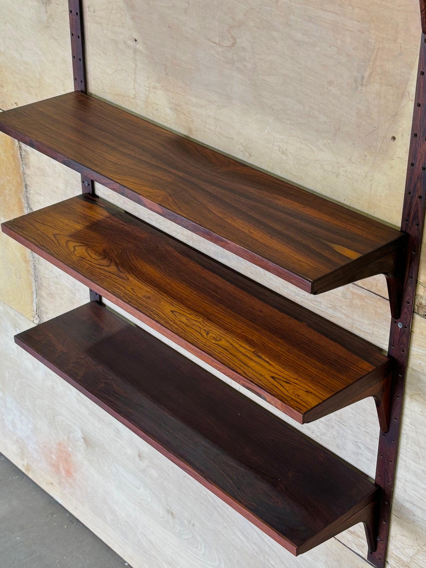 Rosewood Modular Shelving System by Johnny Sorennsen & Rud Thygessen for Hansen & Guldborg