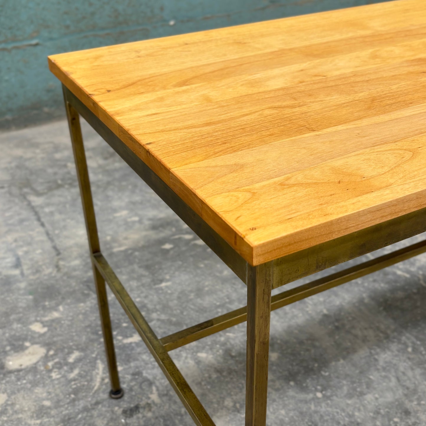 Brass Console Table by Paul McCobb for Directional