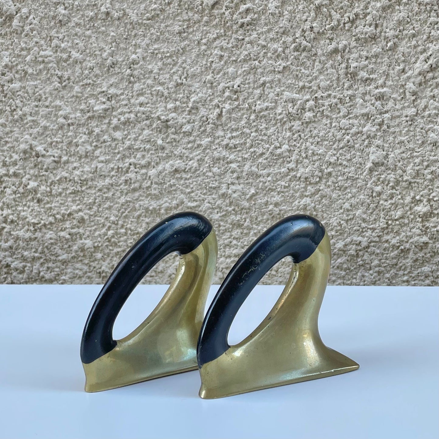 Solid Brass Bookends Model nr. 3530 by Werkstätte Carl Auböck