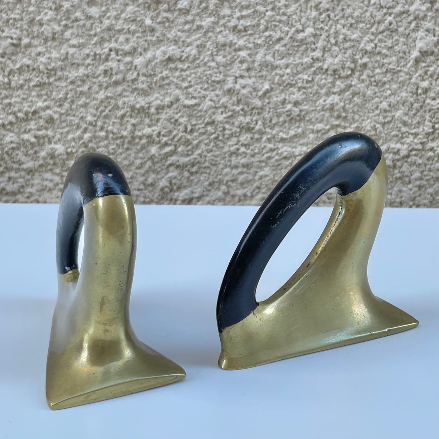 Solid Brass Bookends Model nr. 3530 by Werkstätte Carl Auböck