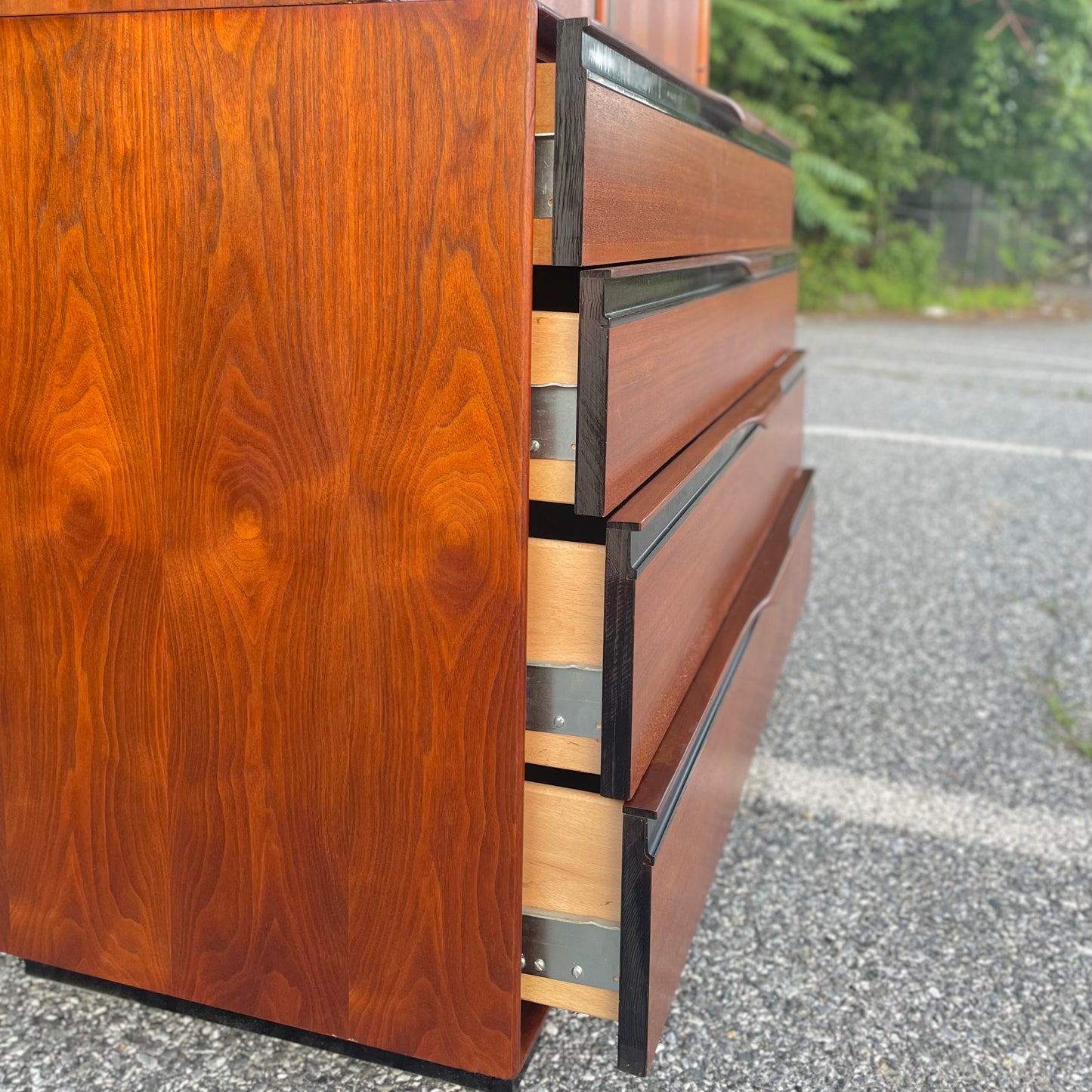 Vintage Mid-Century Modern Walnut Armoire by John Kapel for Glenn of California