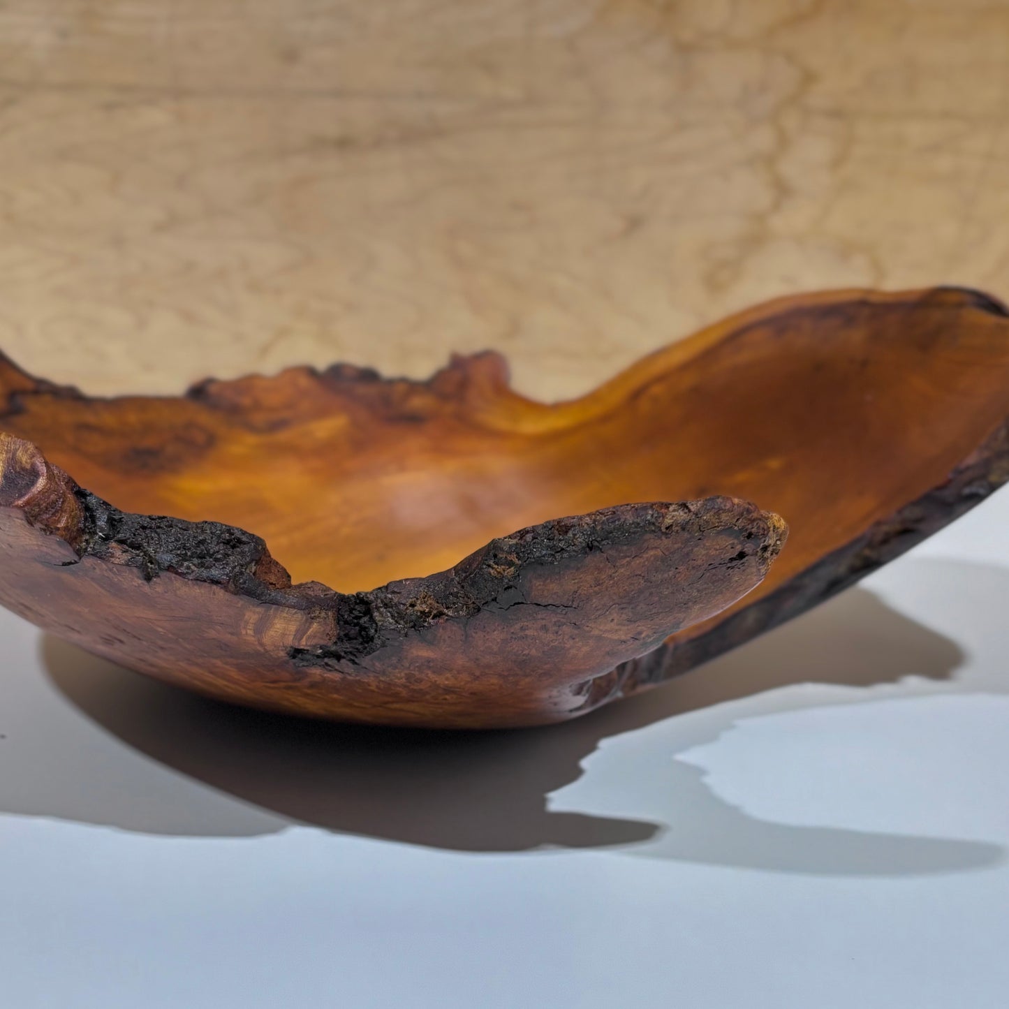 Lathe-Turned Live Edge Wood Bowls by Spencer Peterman