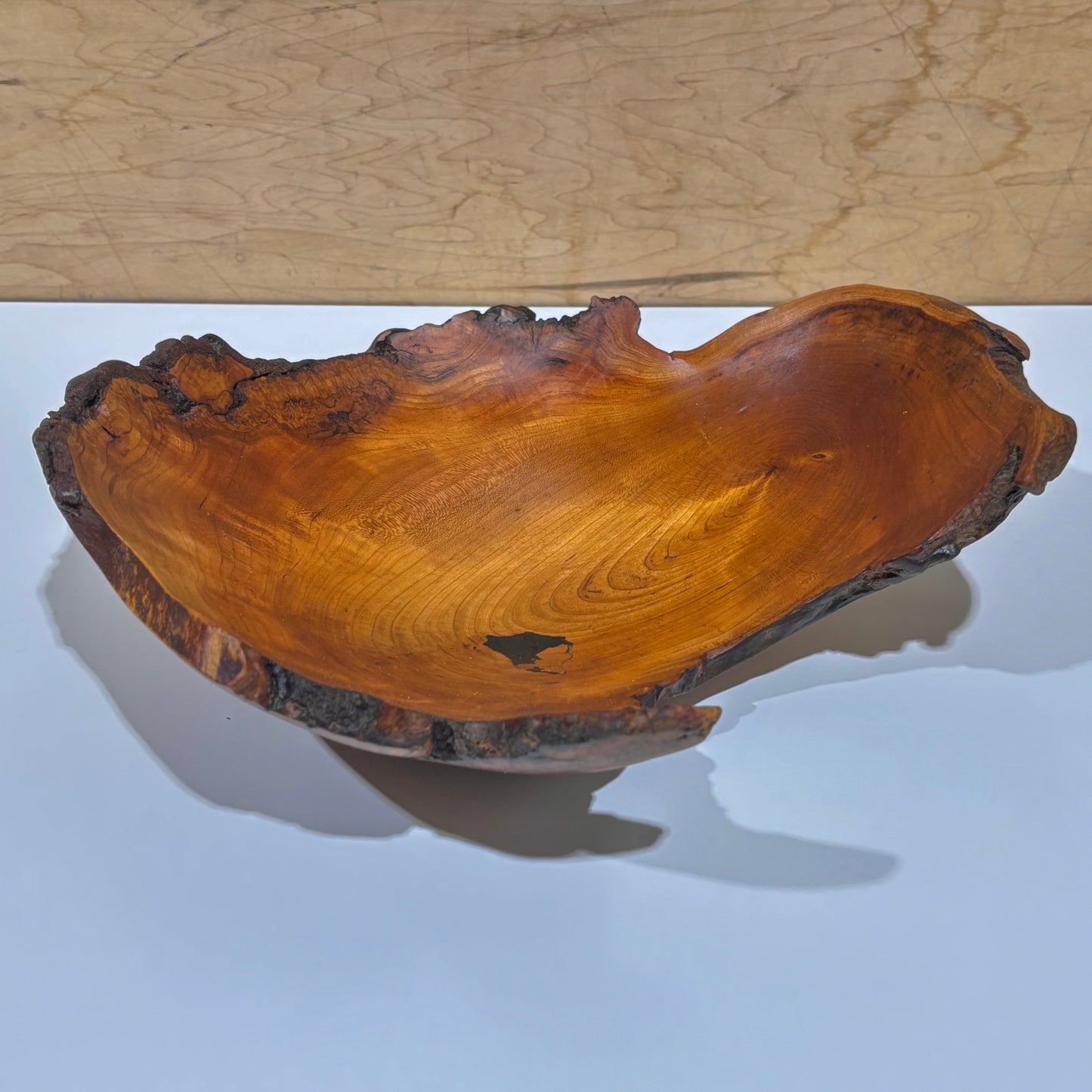 Lathe-Turned Live Edge Wood Bowls by Spencer Peterman