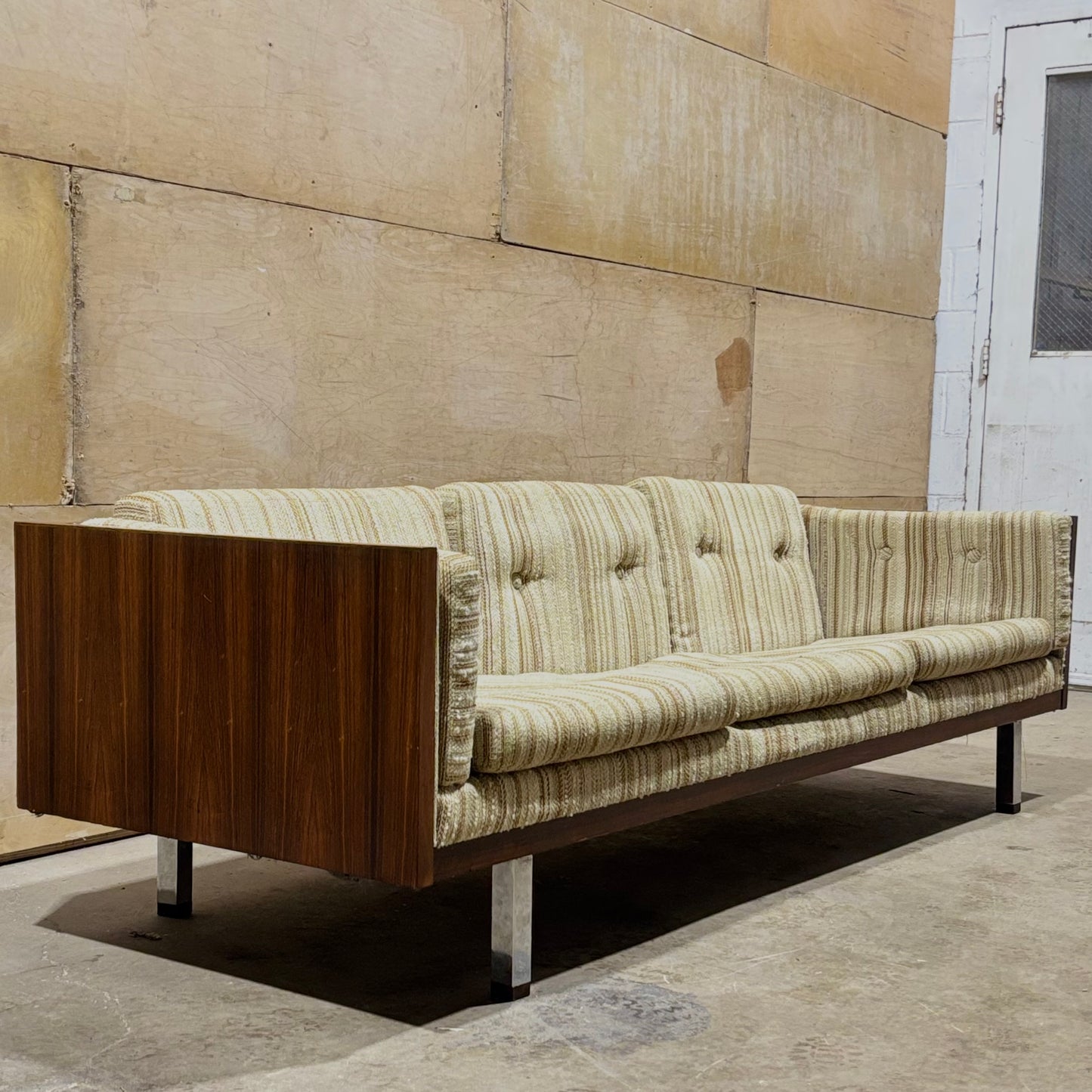 Vintage Danish Rosewood Case Sofa by Jydsk Mobelvaerk