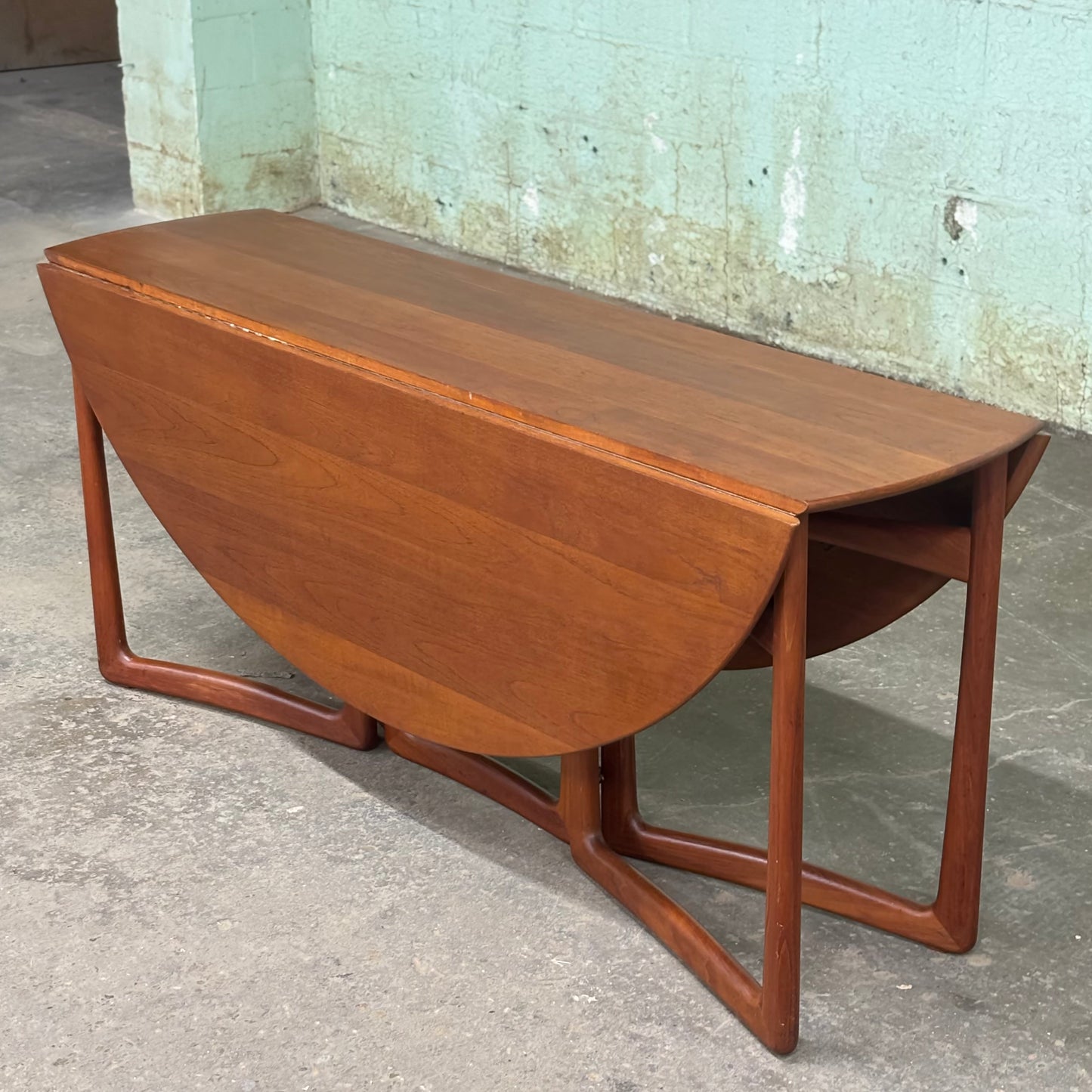 Danish Modern Drop-leaf Table by Peter Hvidt & Orla Molgaard Nielsen for France & Son