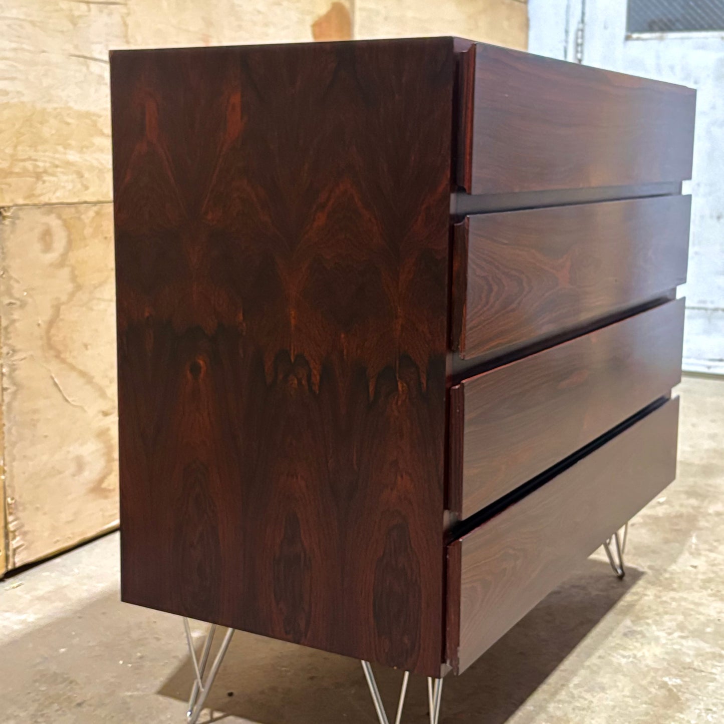 Vintage Danish MCM Rosewood Chest of Drawers by Arne Wahl Iversen for Vinde Møbelfabrik