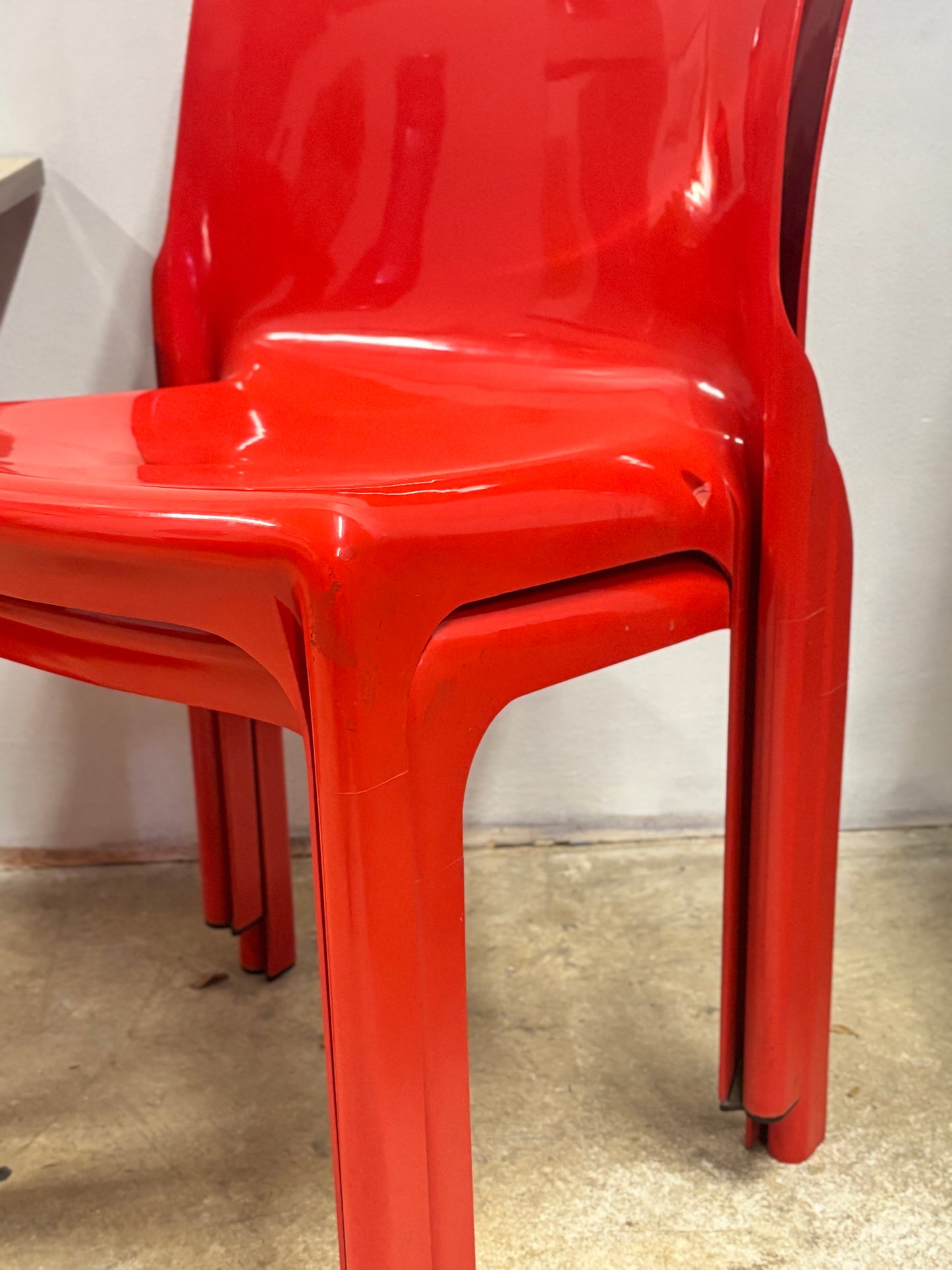 ‘Selene’ Stacking Chairs by Vico Magistretti for Artemide