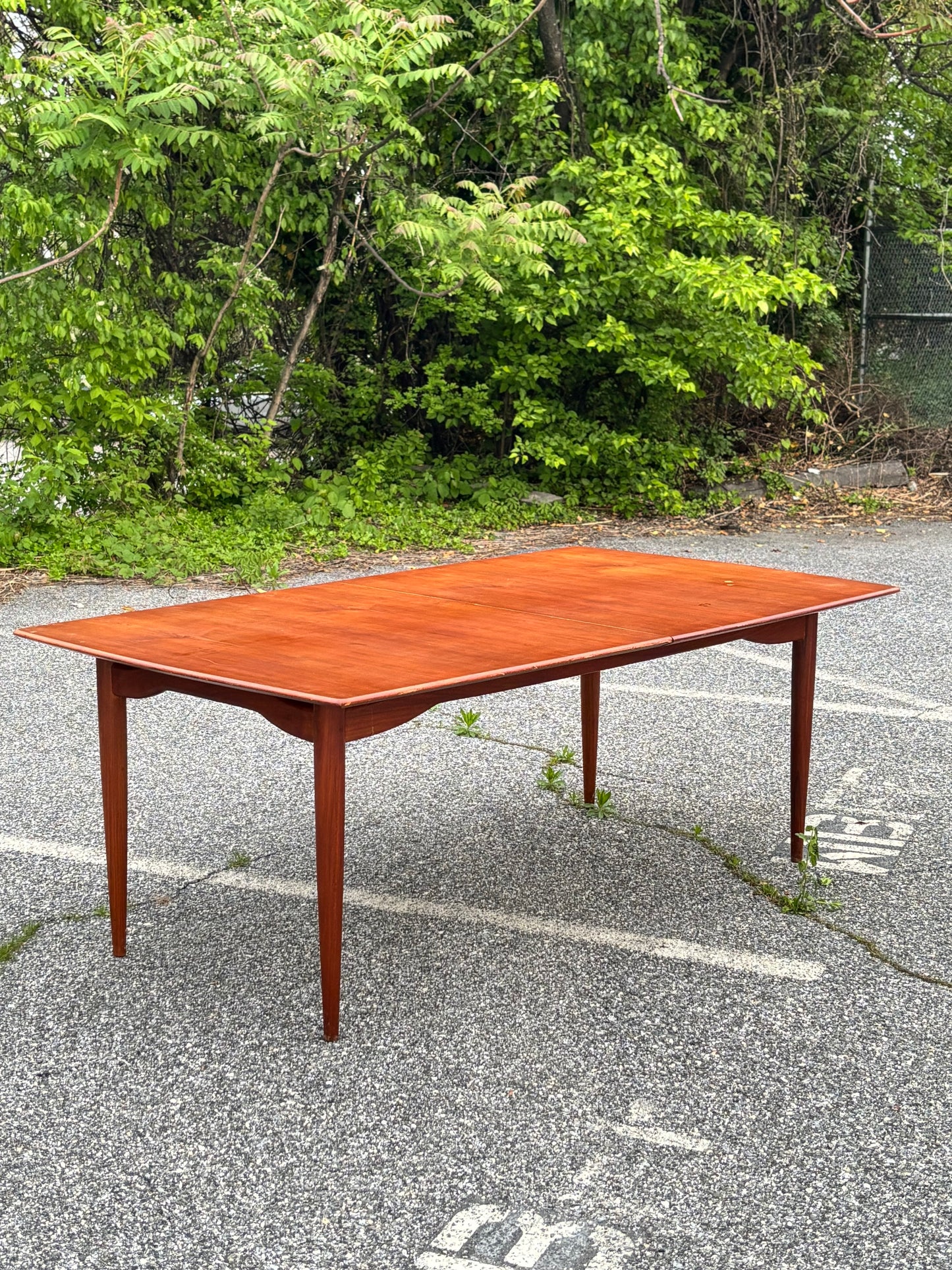 Vintage Teak Extendable Dining Table