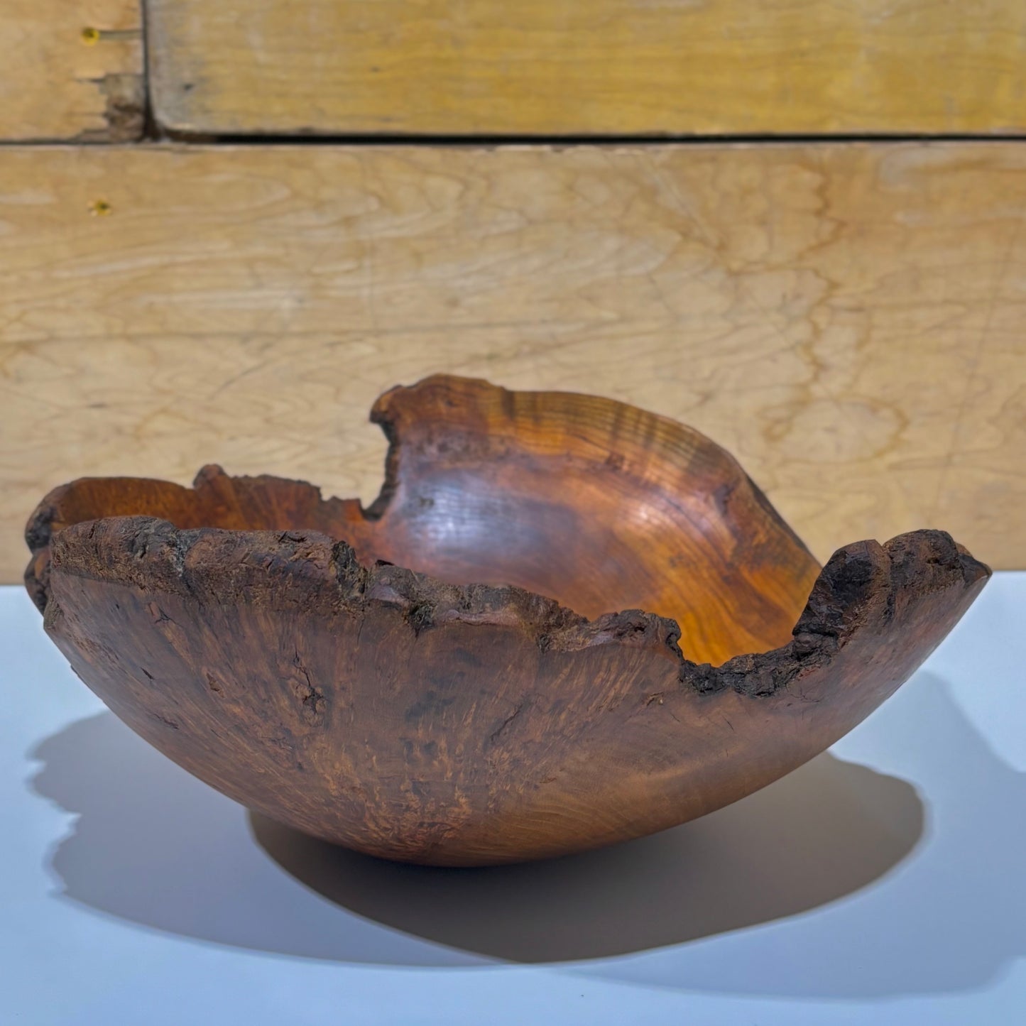 Lathe-Turned Live Edge Wood Bowls by Spencer Peterman