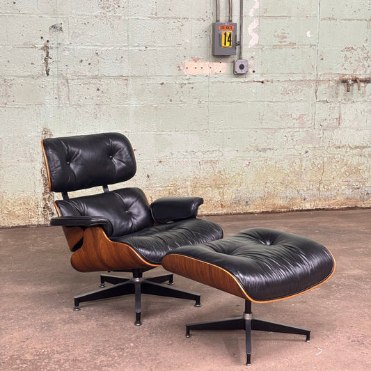 Vintage Herman Miller 670 ‘Eames’ Lounge Chair and 671 Ottoman