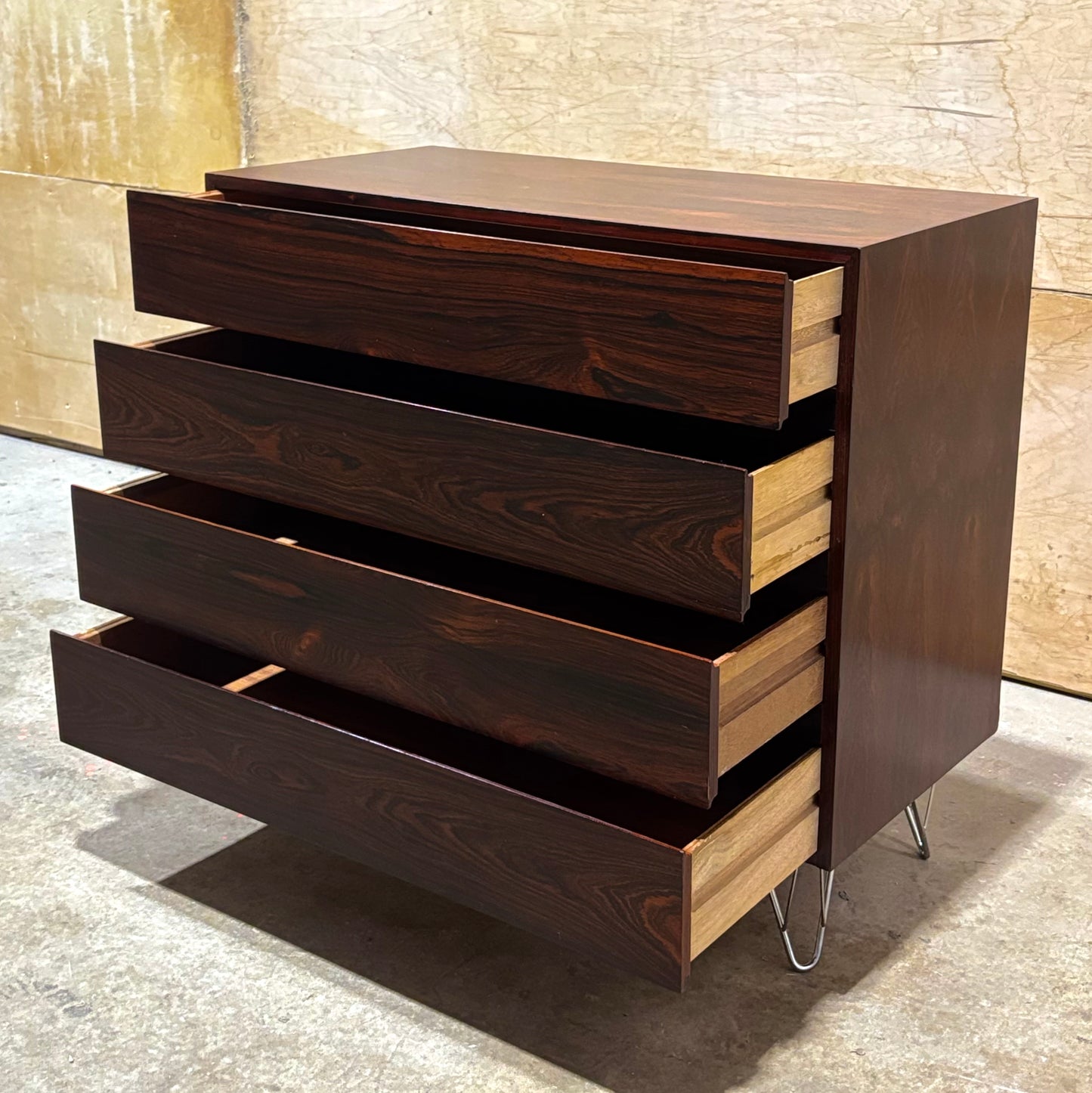 Vintage Danish MCM Rosewood Chest of Drawers by Arne Wahl Iversen for Vinde Møbelfabrik