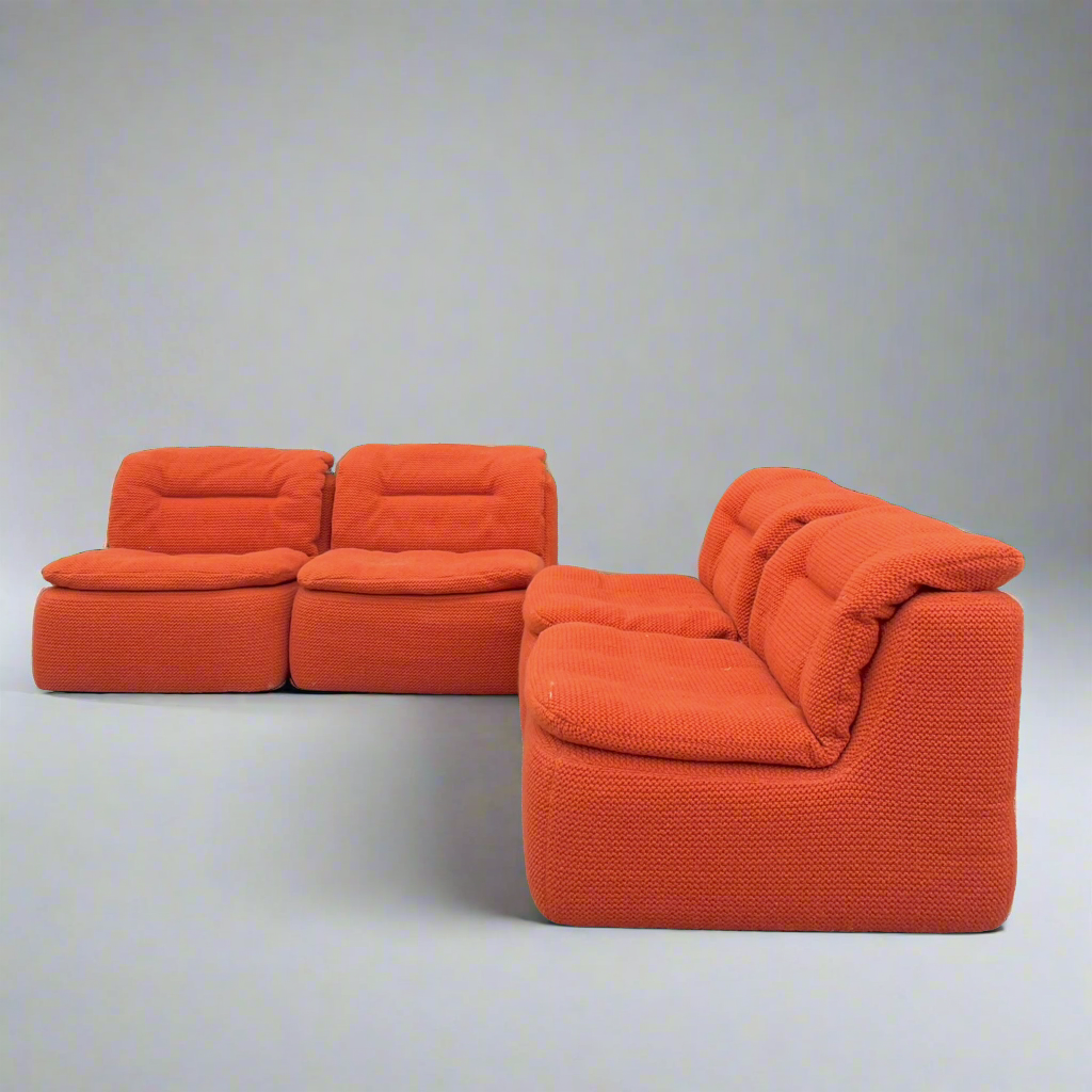 Vintage 4pc Modular Sofa by Friedrich Hill for Walter Knoll