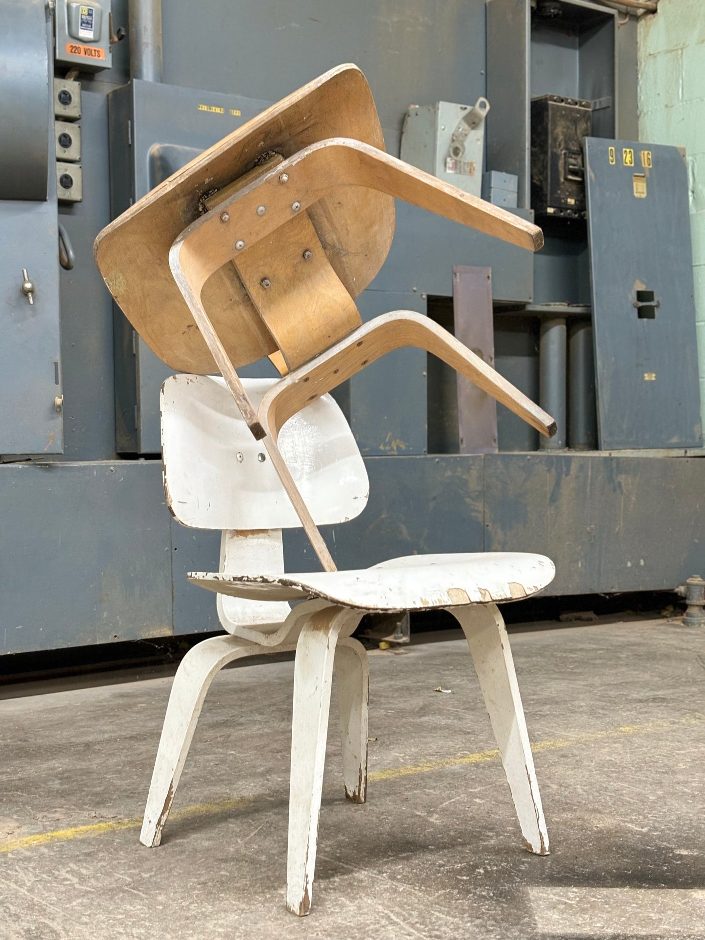 Vintage DCW Chairs by Charles & Ray Eames