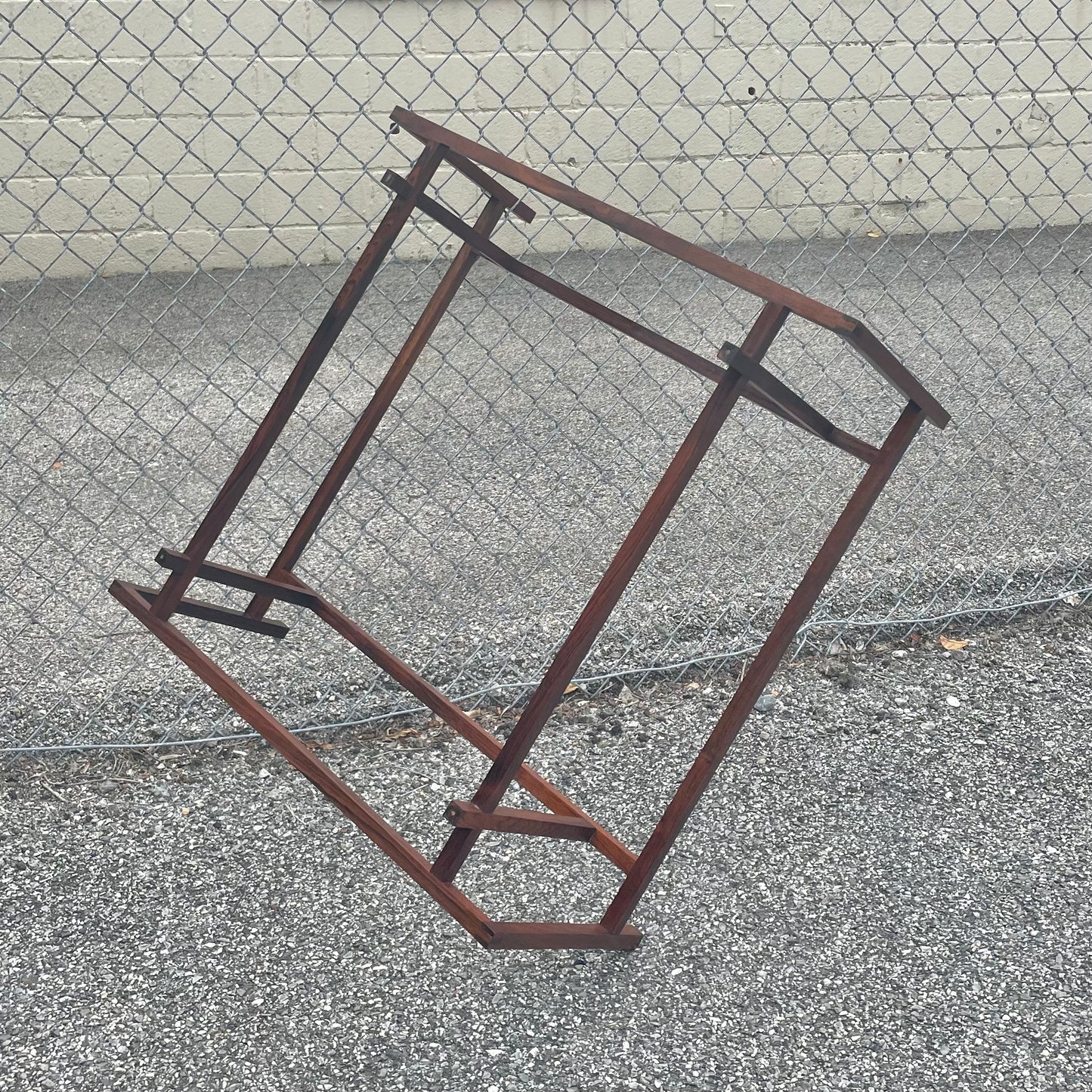 Danish Modern Rosewood & Glass Coffee Table by Henning Nørgaard for Komfort of Denmark, 1960s