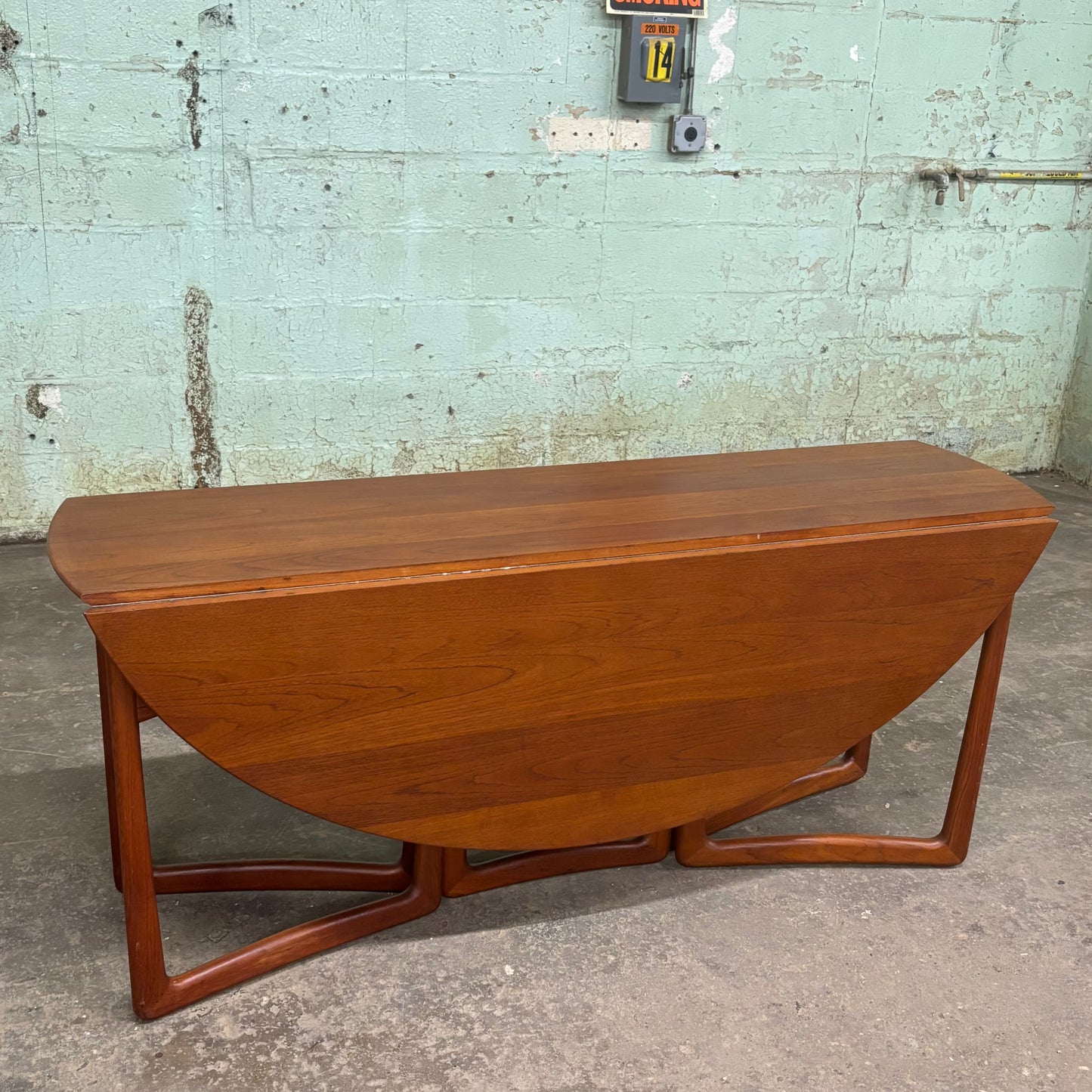 Danish Modern Drop-leaf Table by Peter Hvidt & Orla Molgaard Nielsen for France & Son