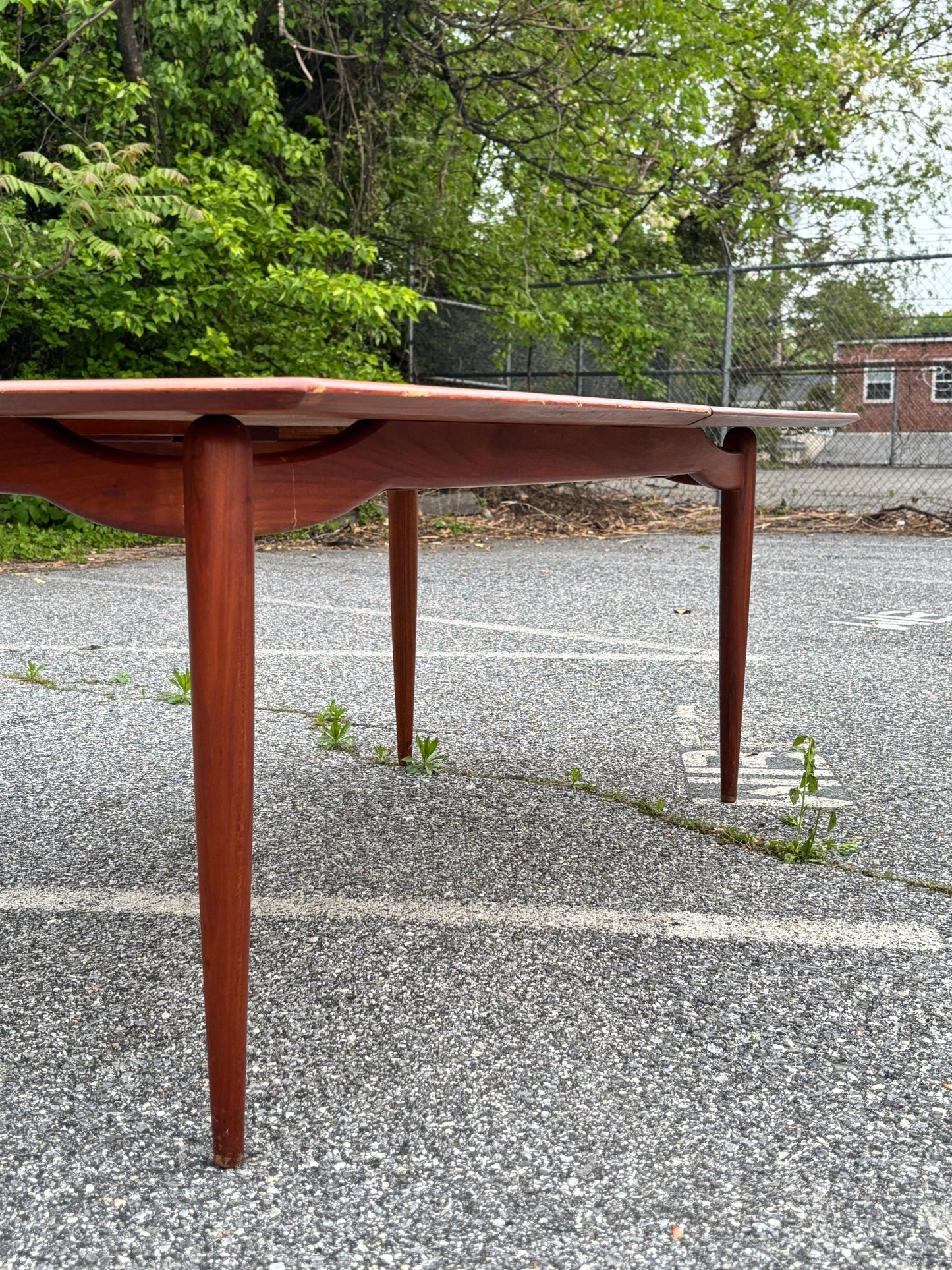 Vintage Teak Extendable Dining Table
