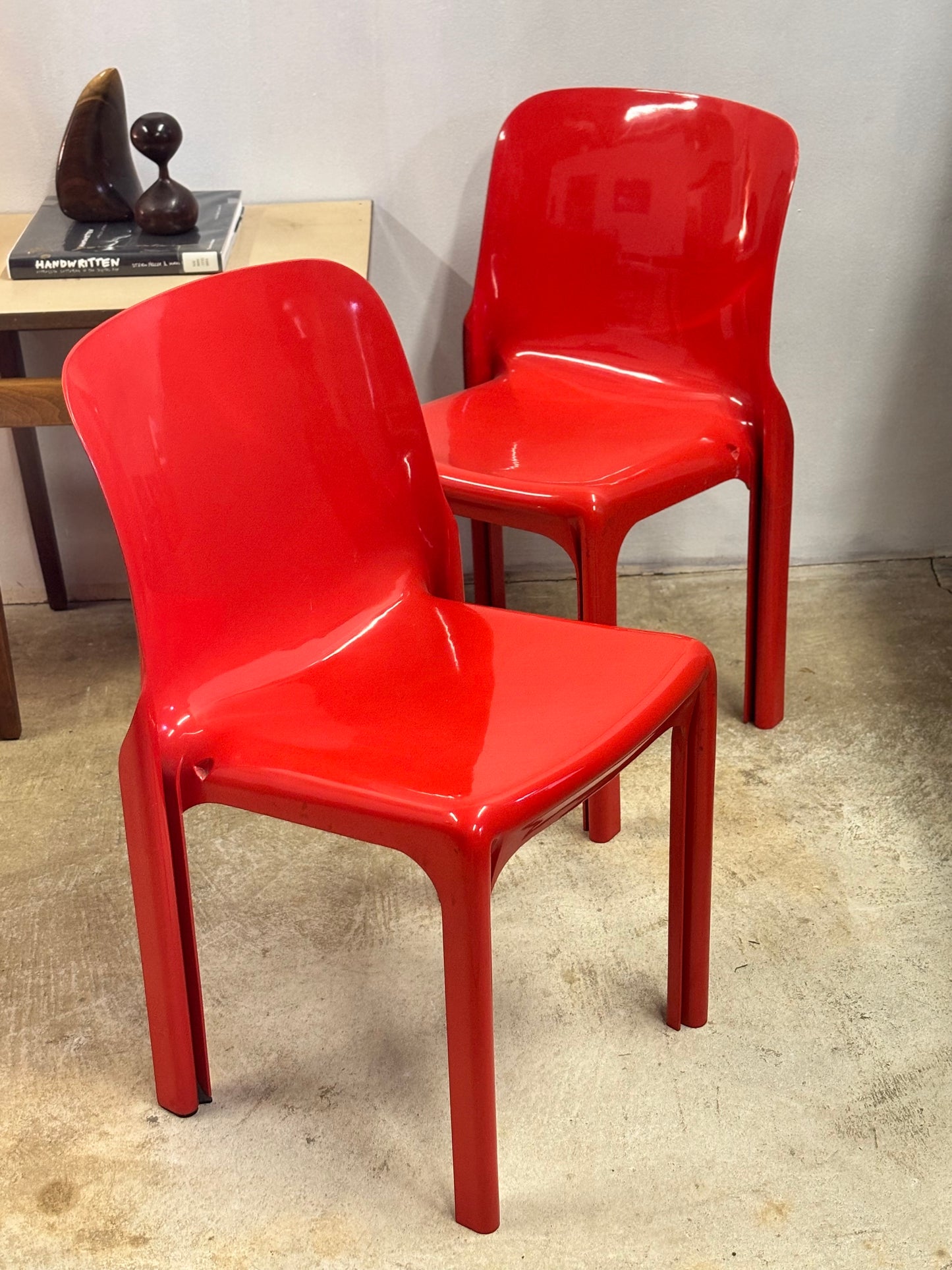 ‘Selene’ Stacking Chairs by Vico Magistretti for Artemide