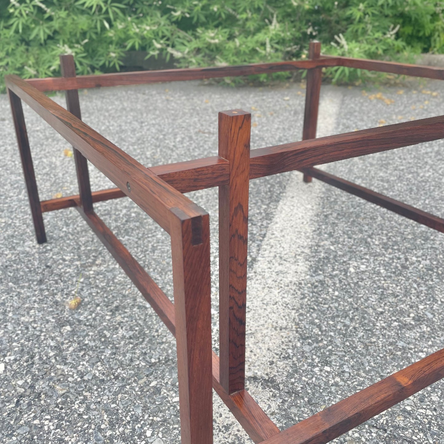 Danish Modern Rosewood & Glass Coffee Table by Henning Nørgaard for Komfort of Denmark, 1960s