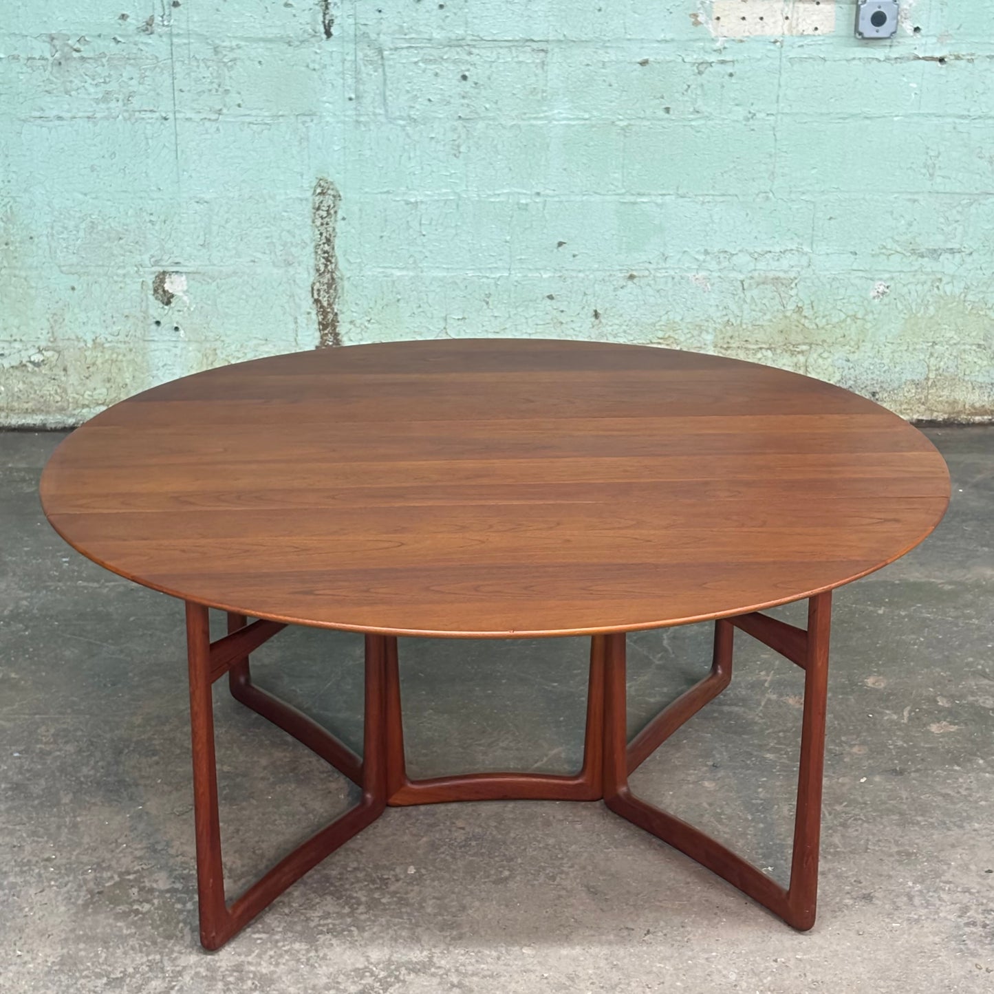 Danish Modern Drop-leaf Table by Peter Hvidt & Orla Molgaard Nielsen for France & Son