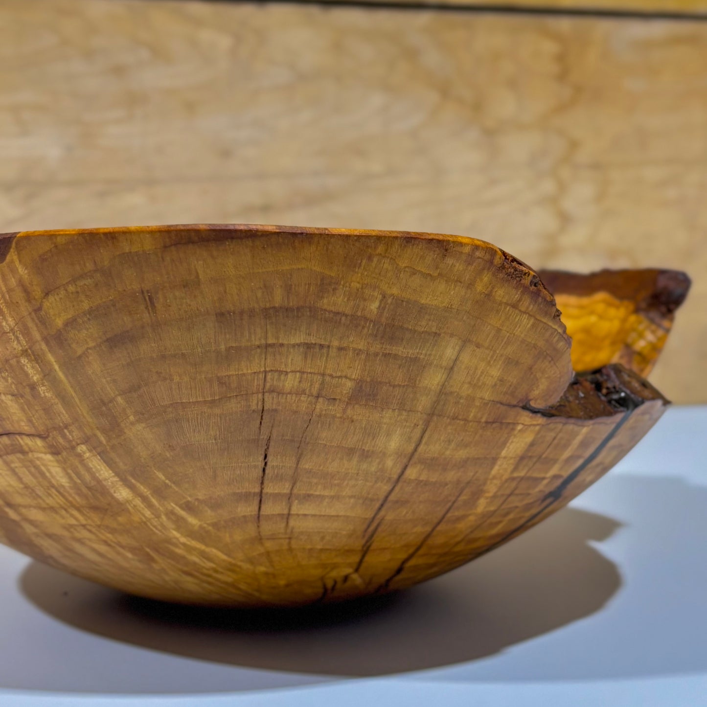 Lathe-Turned Live Edge Wood Bowls by Spencer Peterman