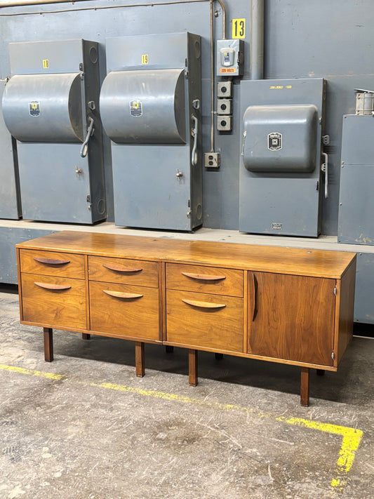 Vintage Walnut Cabinets by B.L. Marble