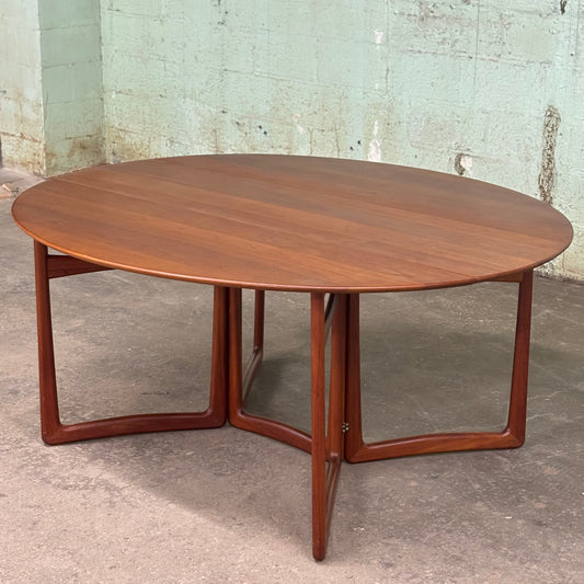 Danish Modern Drop-leaf Table by Peter Hvidt & Orla Molgaard Nielsen for France & Son