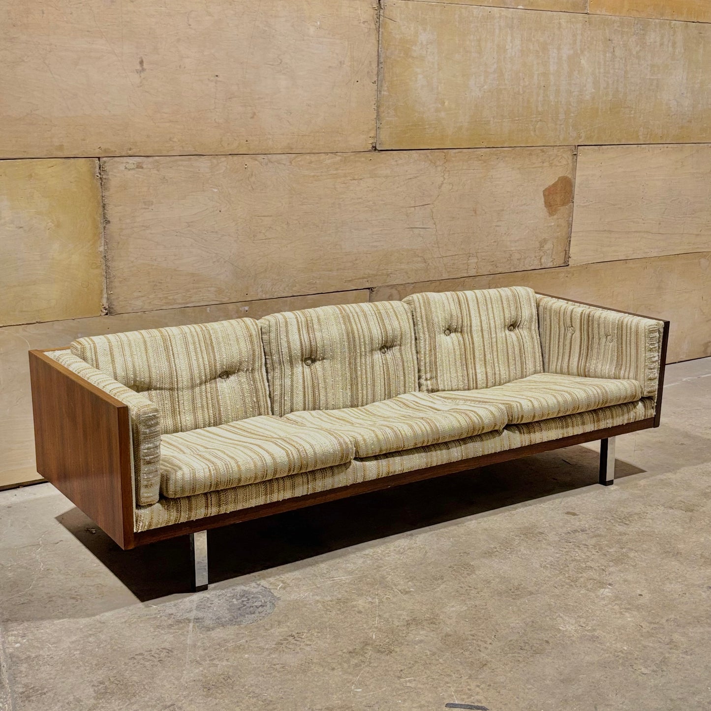 Vintage Danish Rosewood Case Sofa by Jydsk Mobelvaerk