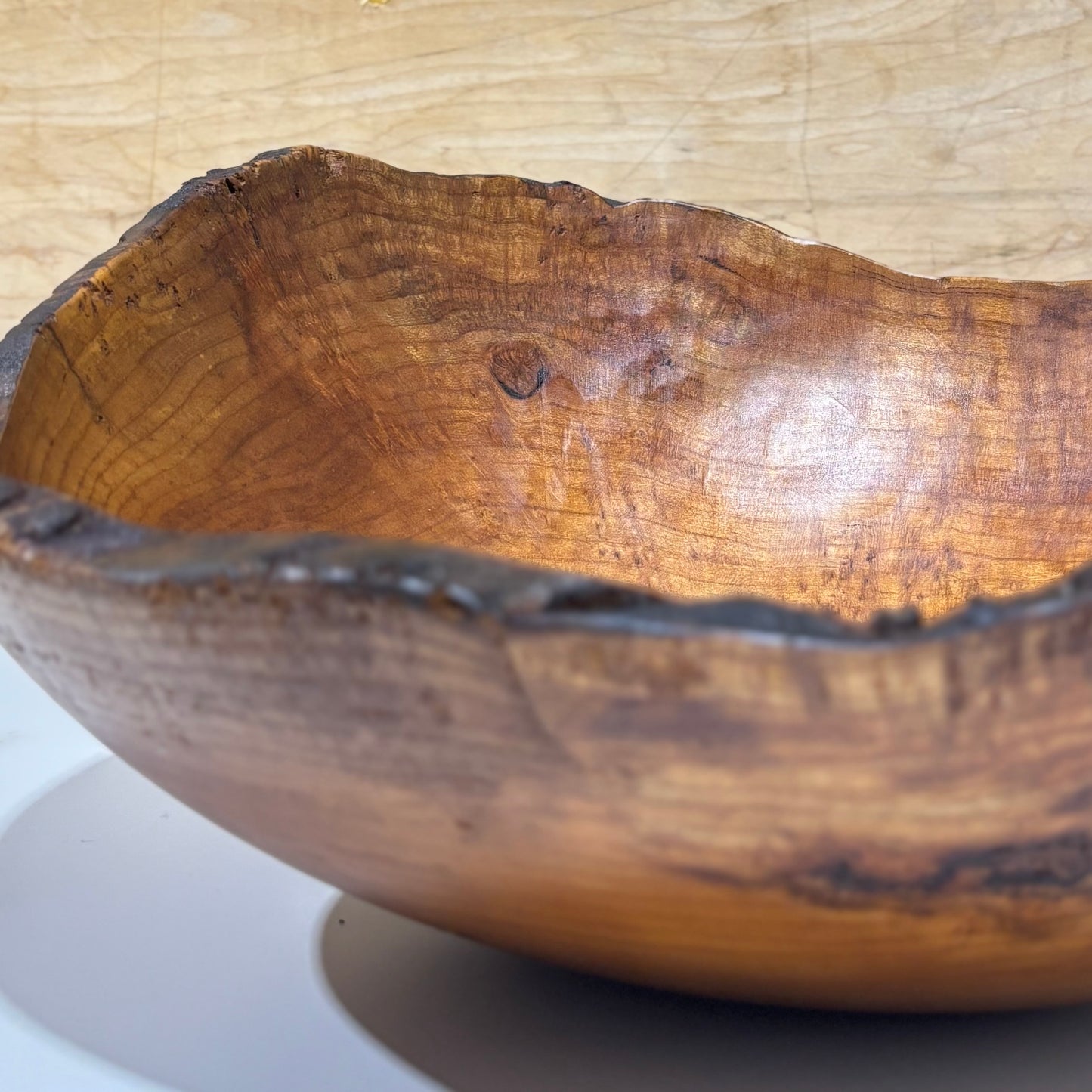 Lathe-Turned Live Edge Wood Bowls by Spencer Peterman