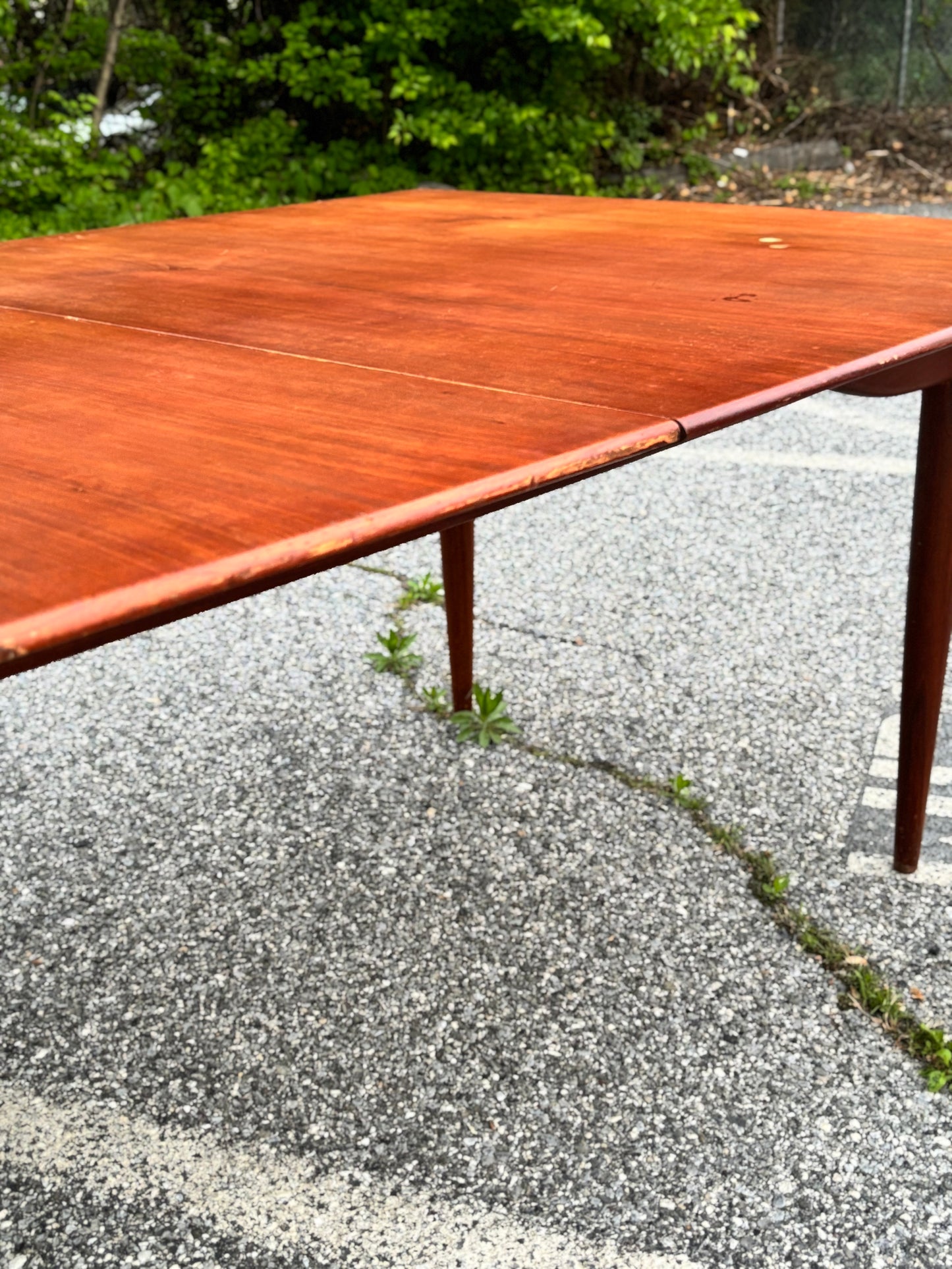 Vintage Teak Extendable Dining Table