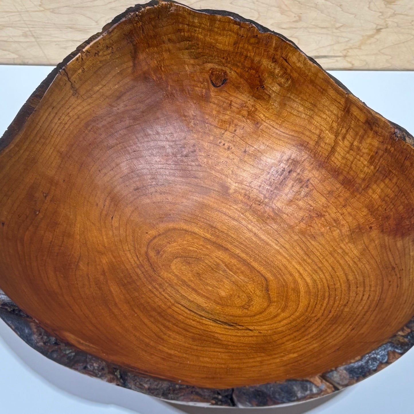 Lathe-Turned Live Edge Wood Bowls by Spencer Peterman