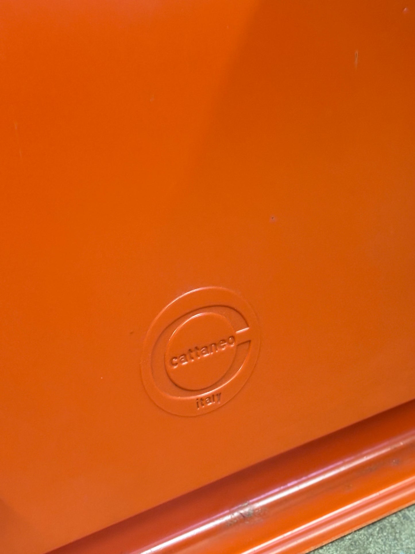 Italian Molded Plastic Mirror by Cattaneo