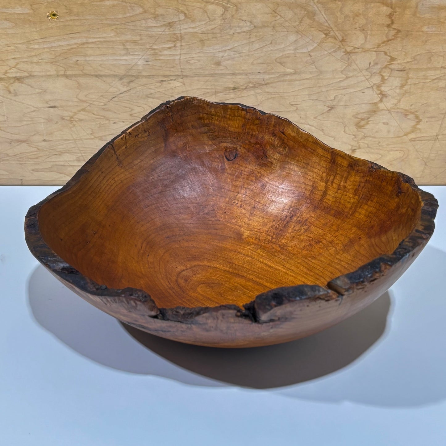 Lathe-Turned Live Edge Wood Bowls by Spencer Peterman